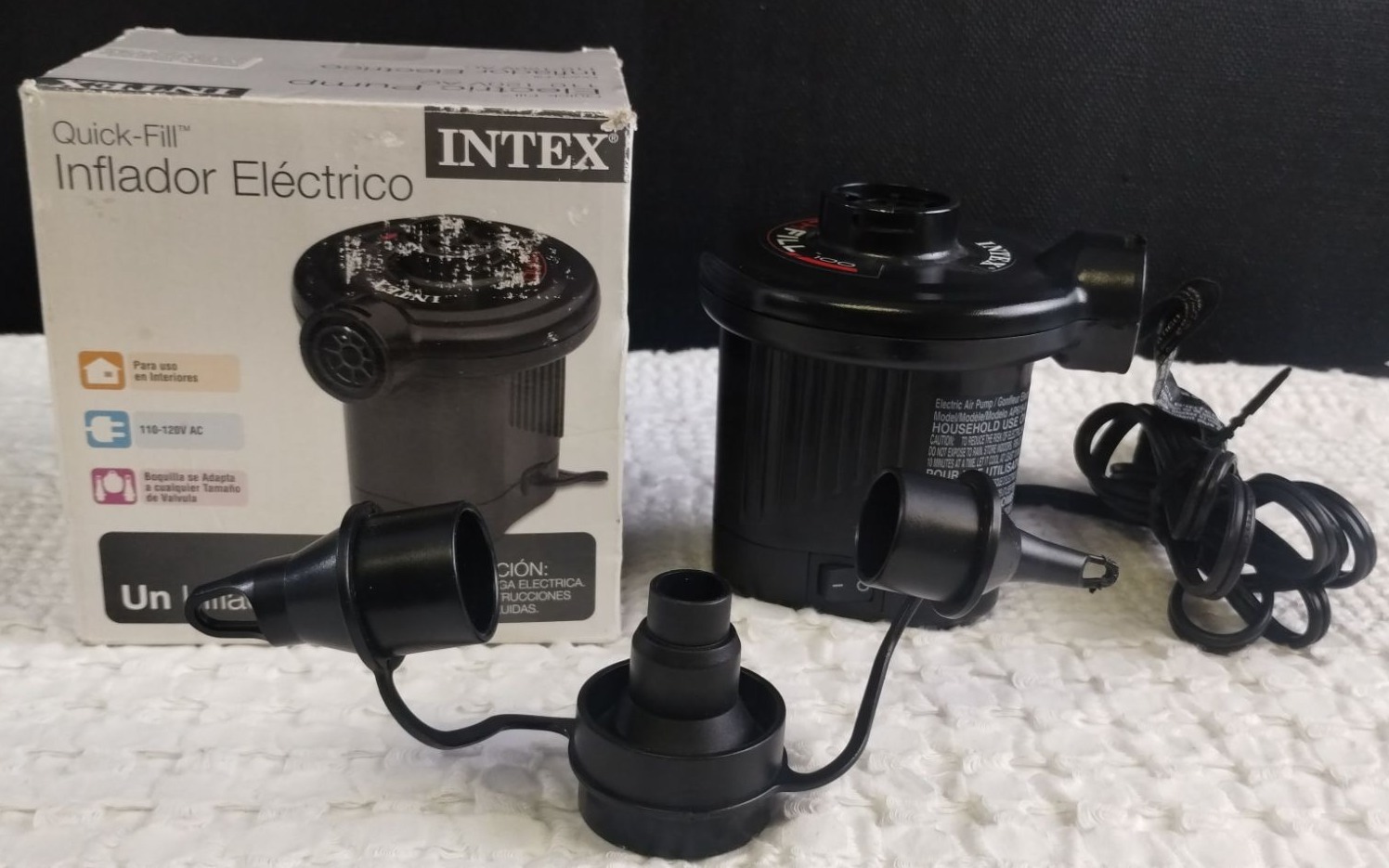 Quick Fill Black Electronic/Electric Pump