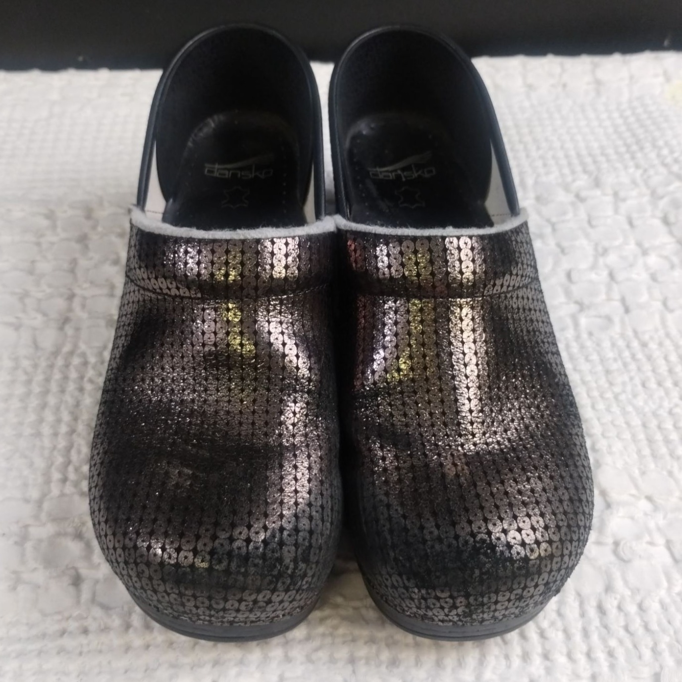 Women's Silver Shoes/Clogs/Slip-ons