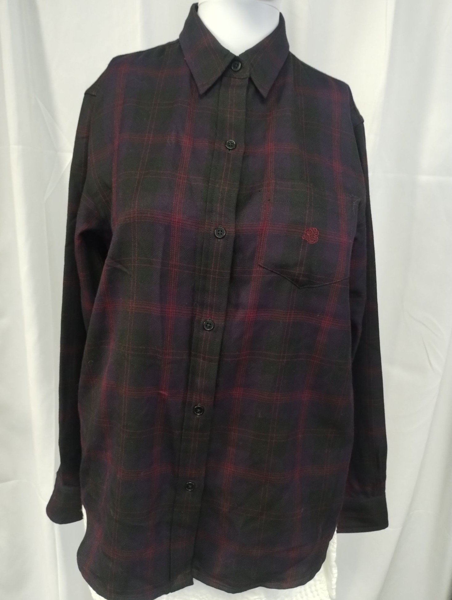 Ralph Lauren Women's Burgundy Shirt/Button up/Long sleeve SzS