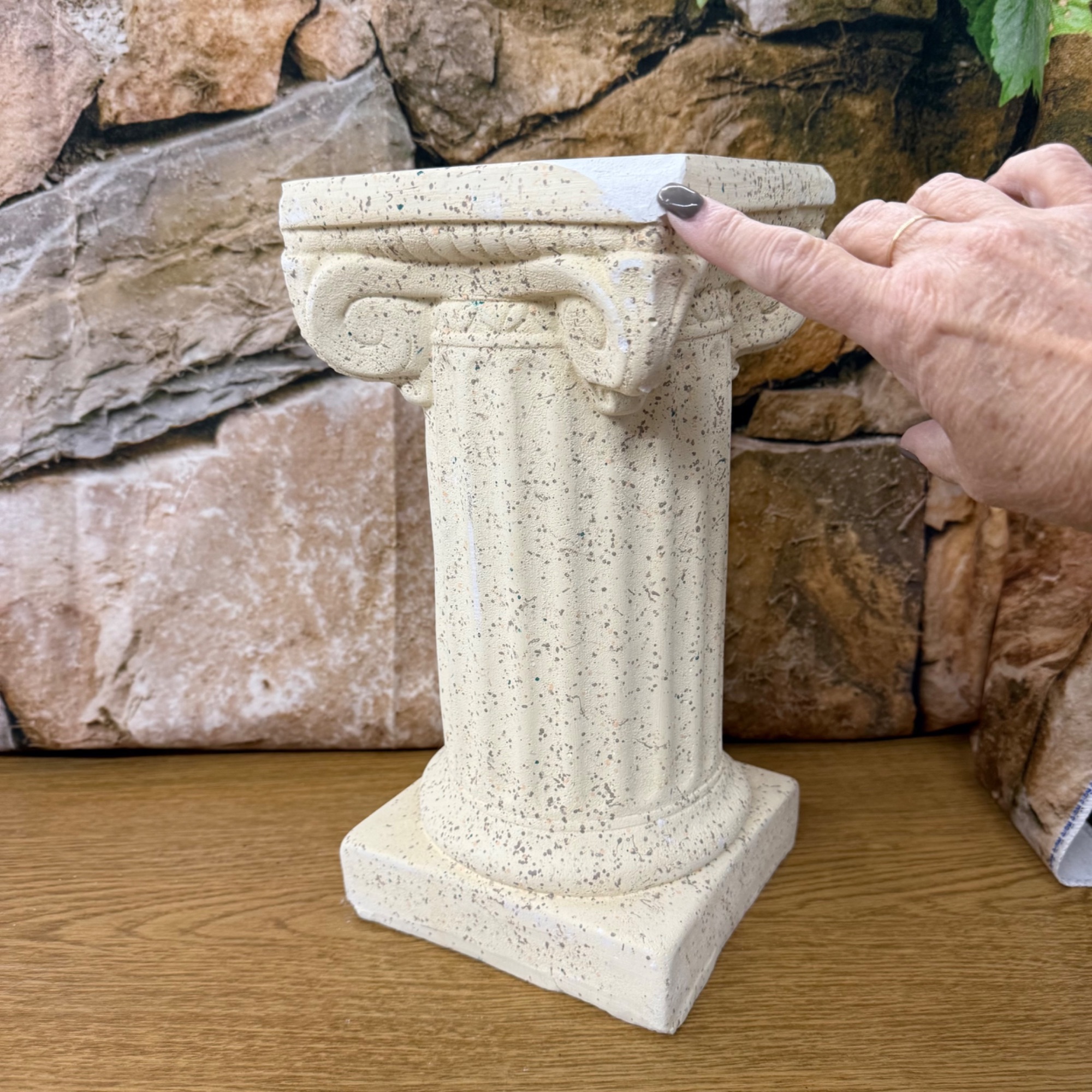 Decorative Column Ivory Wedding Column or planter 12 inches tall – My ...