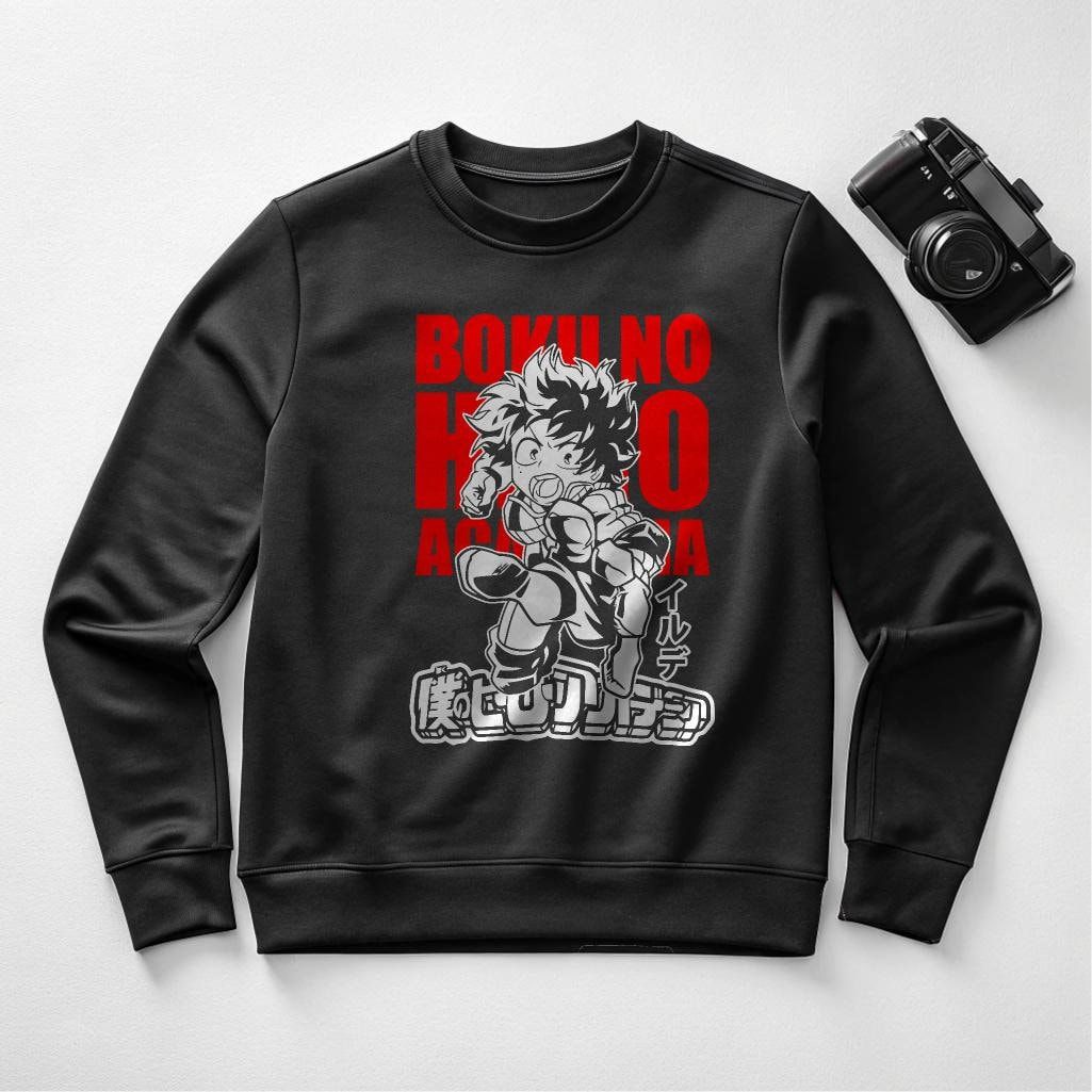 My Hero Academia Izuku Midoriya Crewneck Sweatshirt Unisex S-4XL