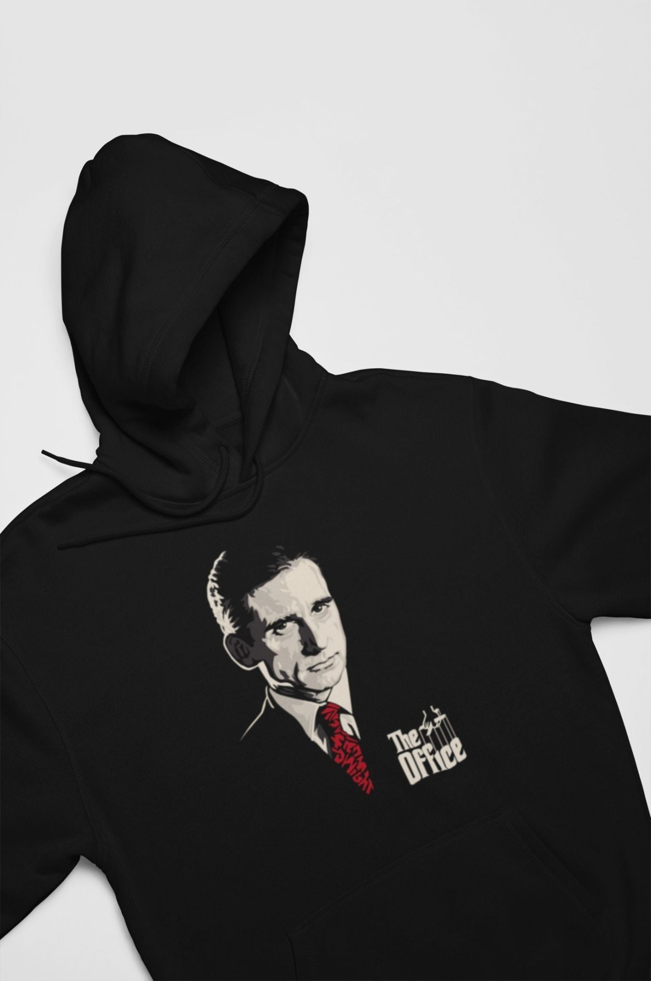 The Office Michael Scott Graphic Hoodie gift for Her The Godfather Pullover Hoodie Gift for Him Unisex Vintage Hoodie Office TV Show Hoodie — front view