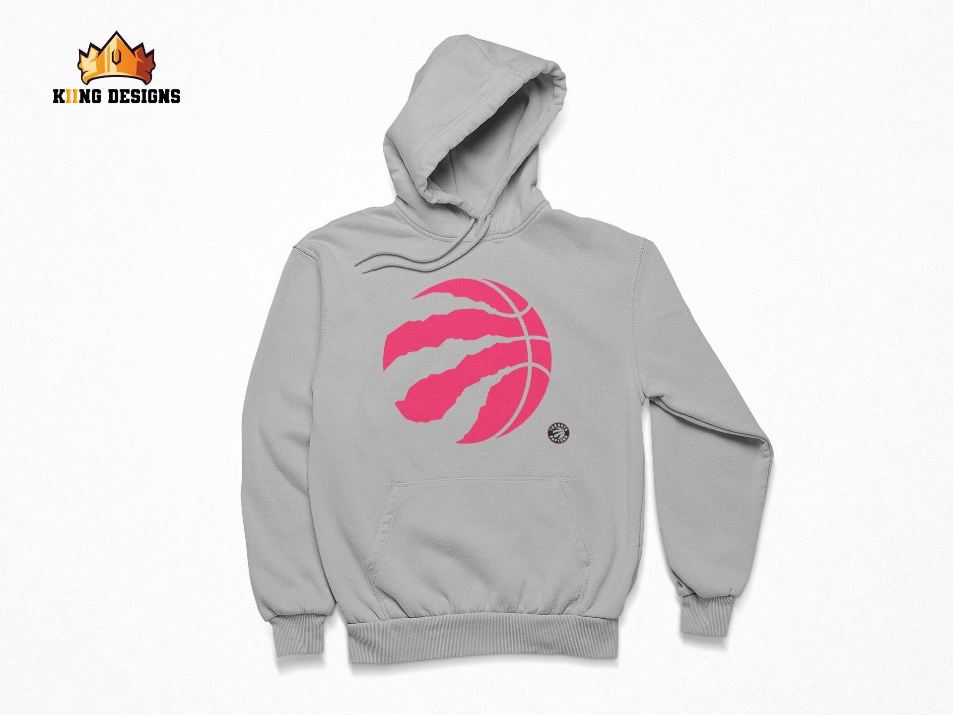 Toronto Raptors Inspired Hoodie Gift for Her Basket Ball Hooded Hoodie Unisex Long Sleeve Championship Hoodie Gift for Him Oversized Hoodie — back view thumbnail