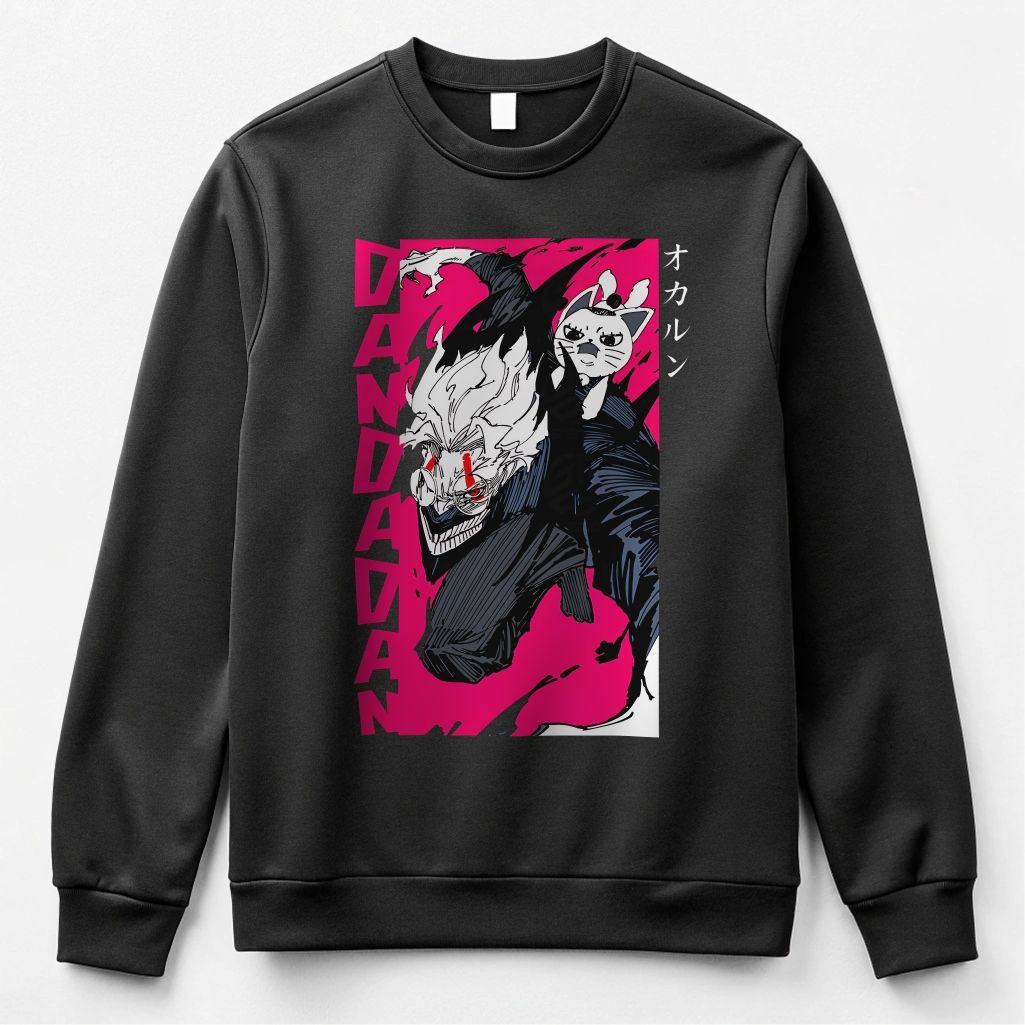 Dandadan Graphic Anime Sweatshirt — front view