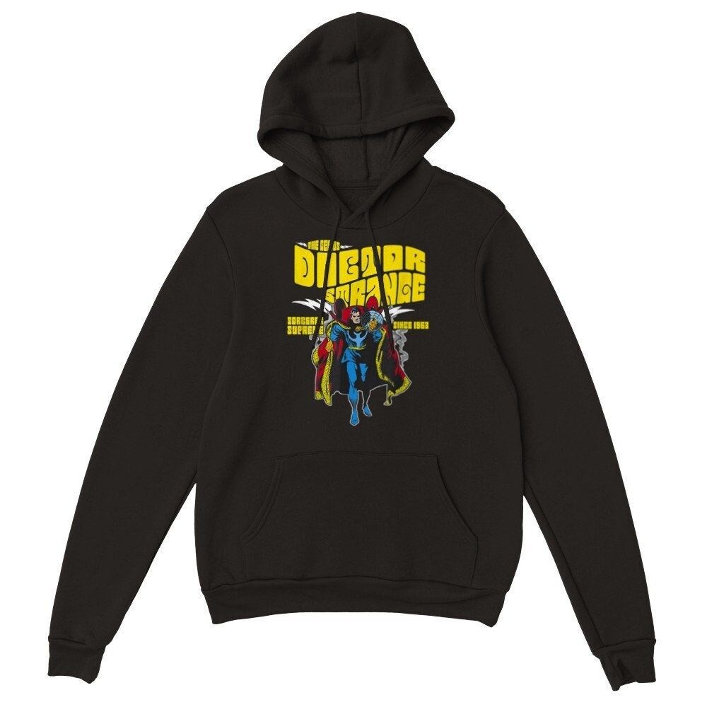 Marvel Comics Dr. Strange Classic Unisex Pullover Aesthetic Hoodie Gift for Men Oversized Crewneck Hoodie Gift for Women Trendy Hoodies — back view thumbnail