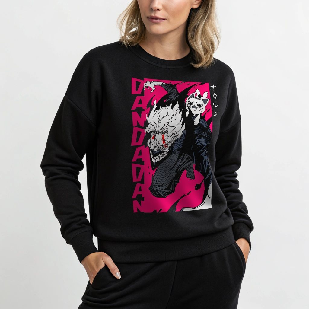 Dandadan Graphic Anime Sweatshirt — back view thumbnail