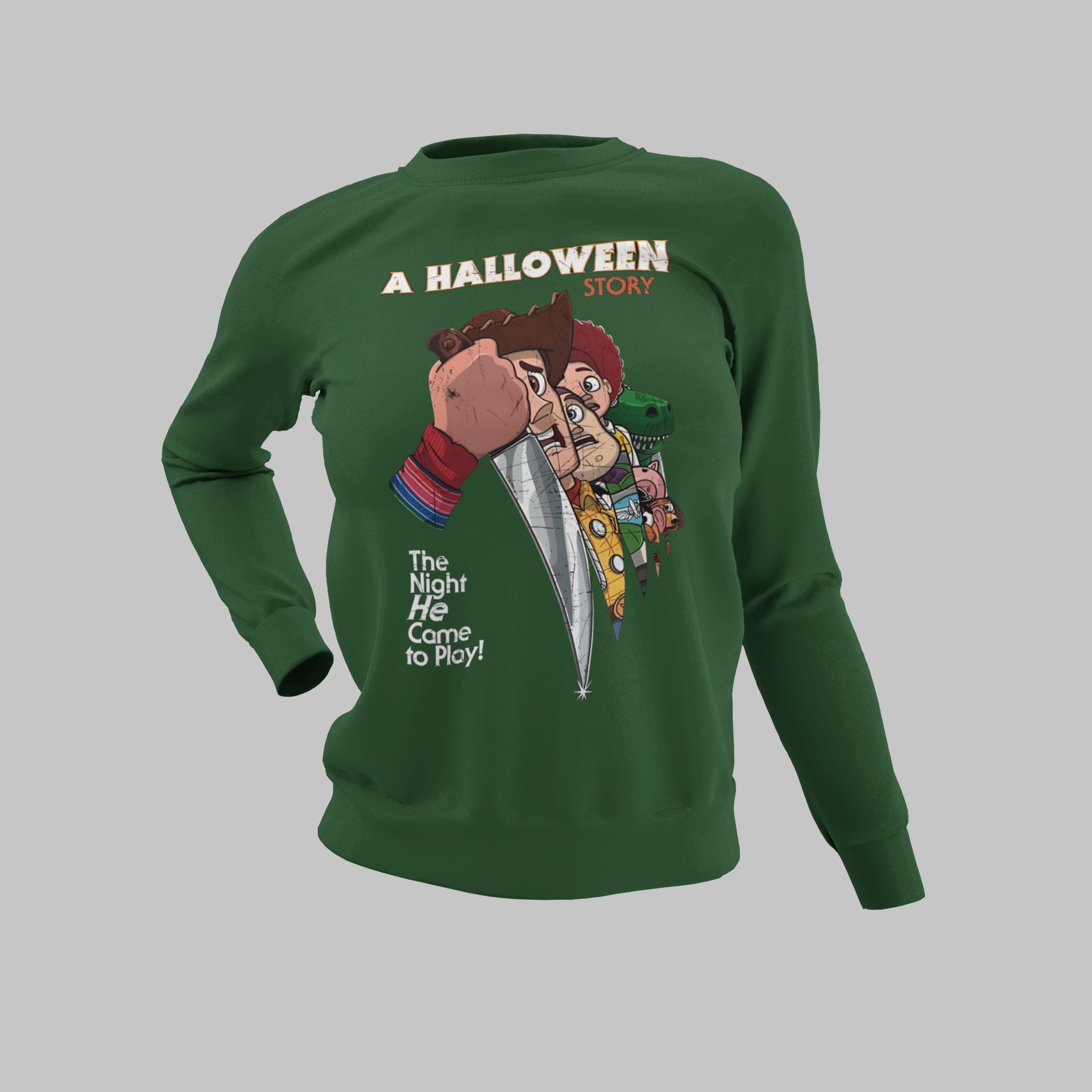 A Halloween Story Graphic Sweatshirt Or Hoodie — back view thumbnail