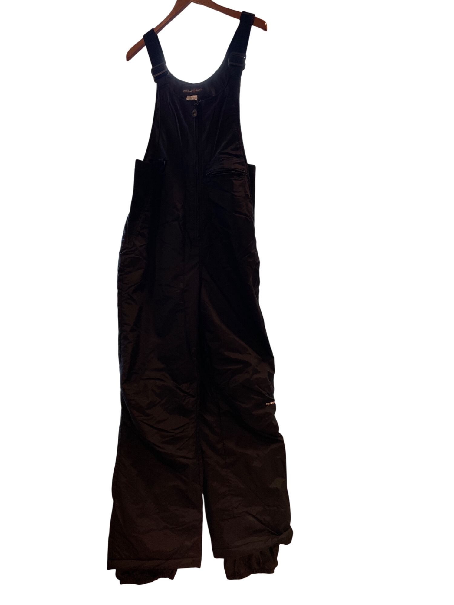 Outdoor Gear Mens black snow bib overall winter ski pants sz Small