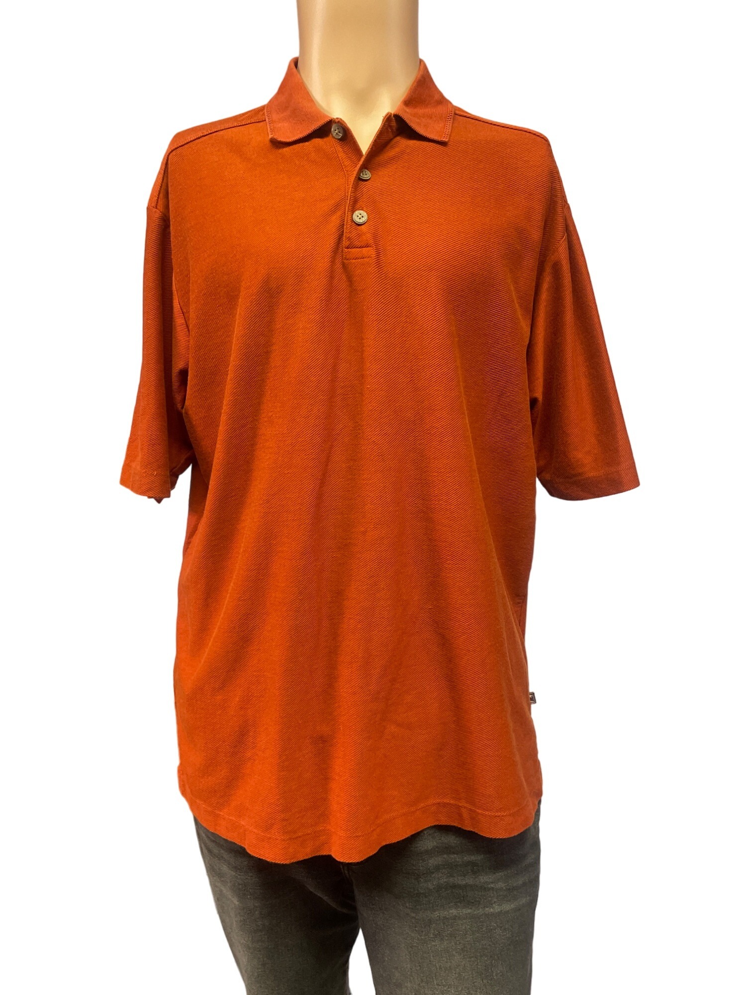 Men's Orange Polo Shirt/Polo Short Sleeve