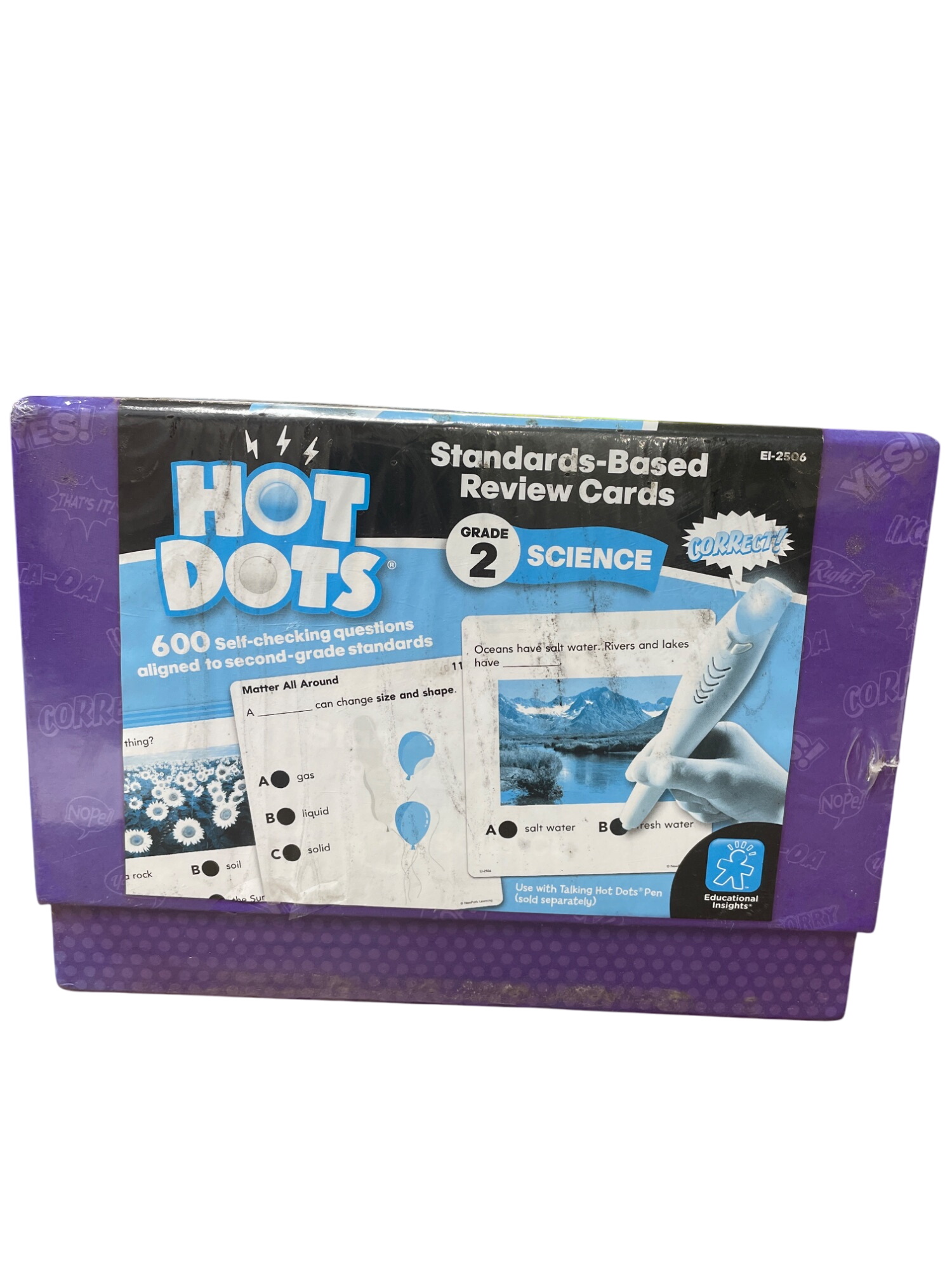 Hot Dots Standards-Based Science Review Cards Grade 2