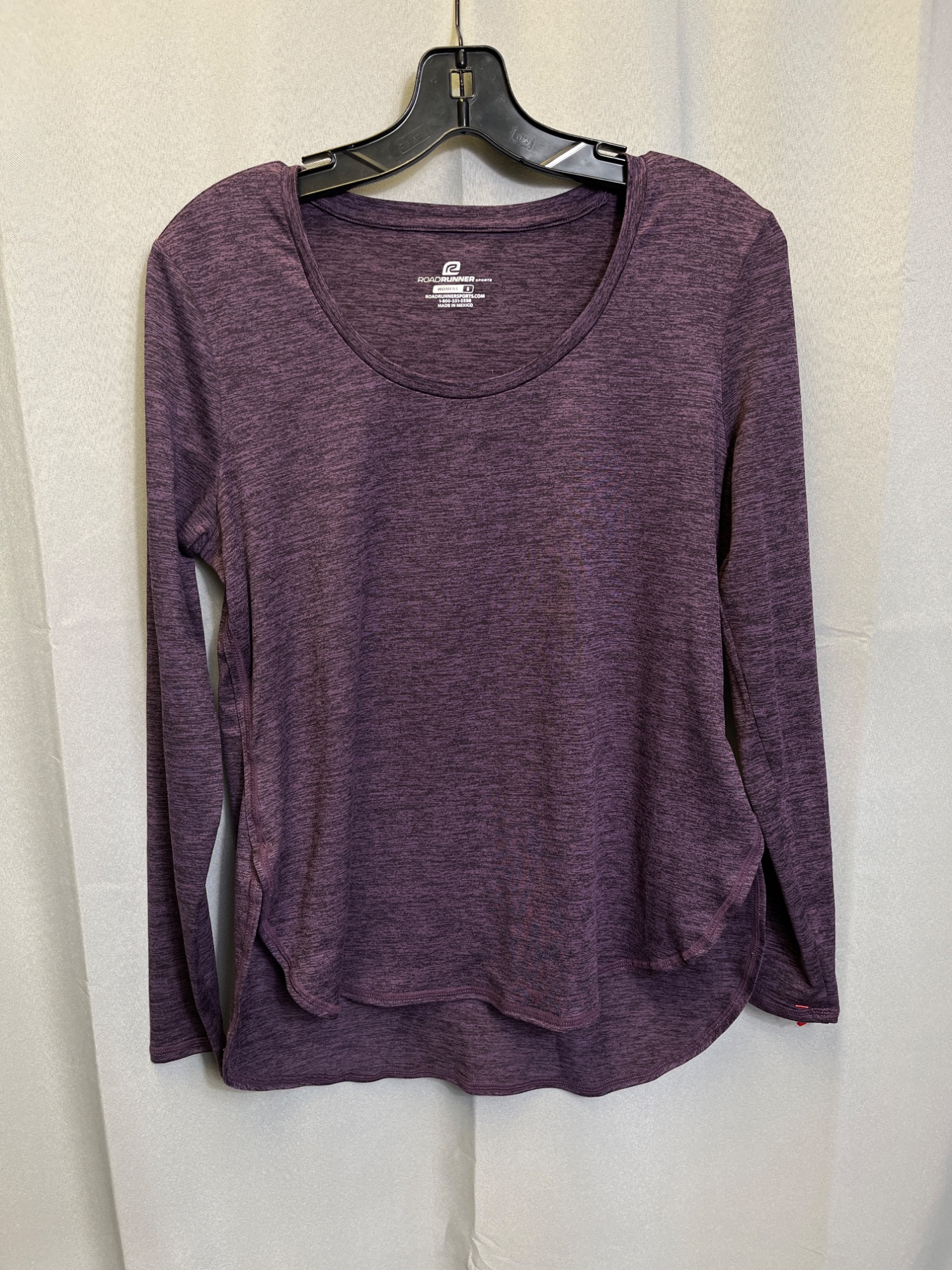 Womens Purple Long Sleeve Performance Top