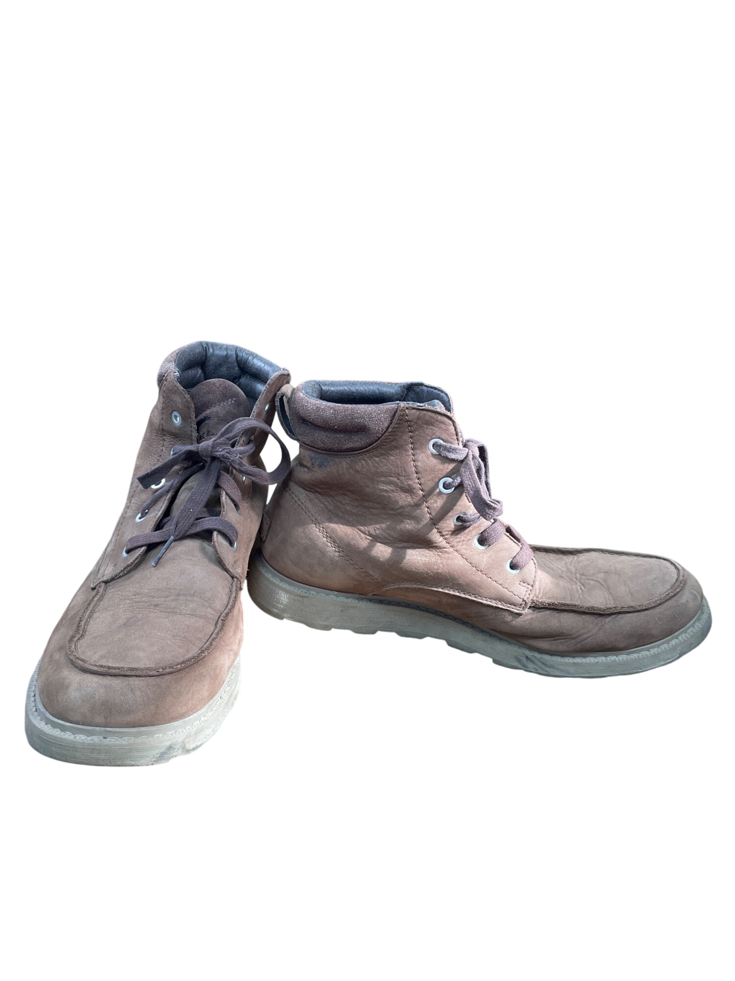 Mens Brown Leather Waterproof Ankle Boots