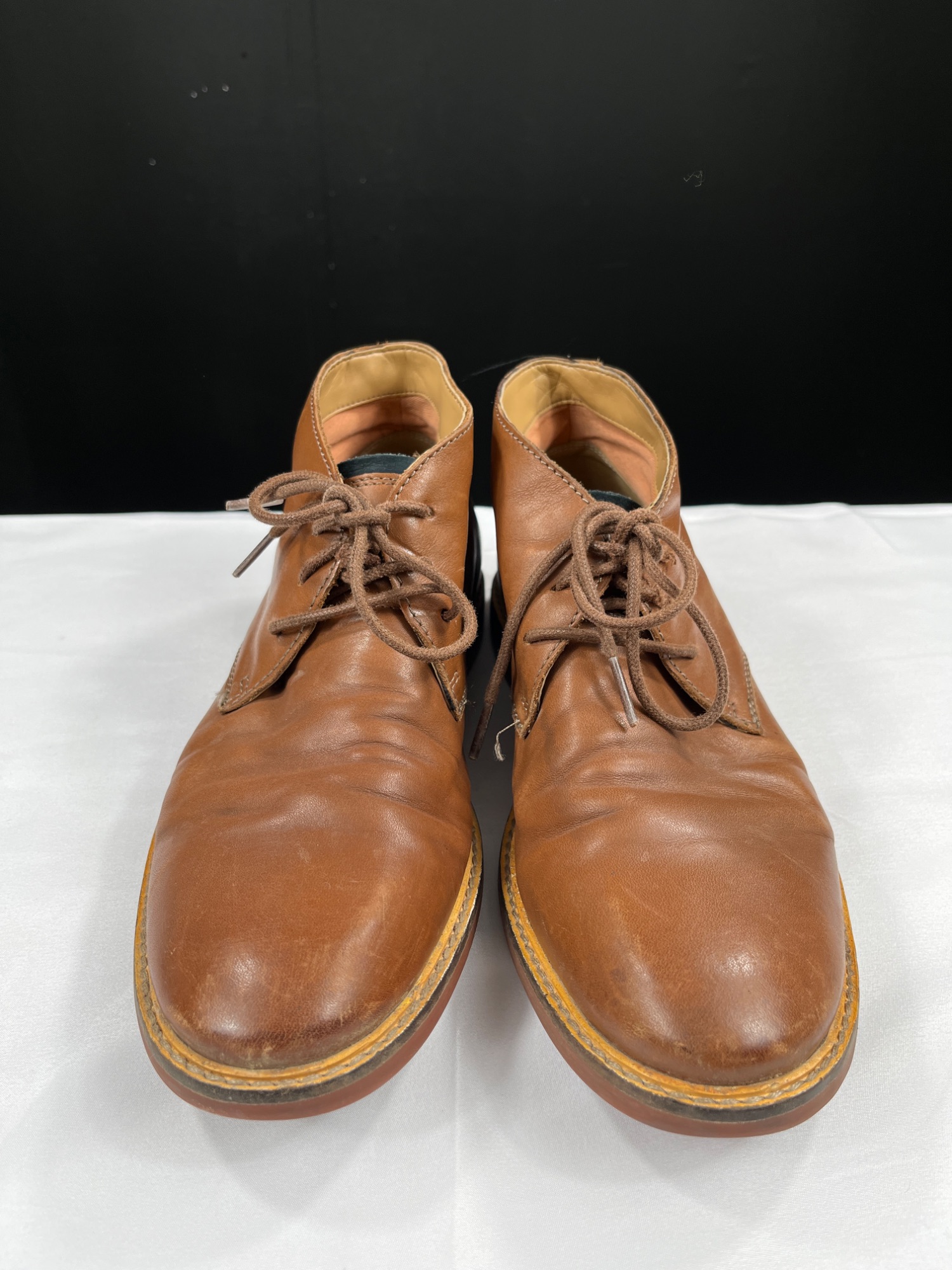 Mens Brown Leather Ankle Boots