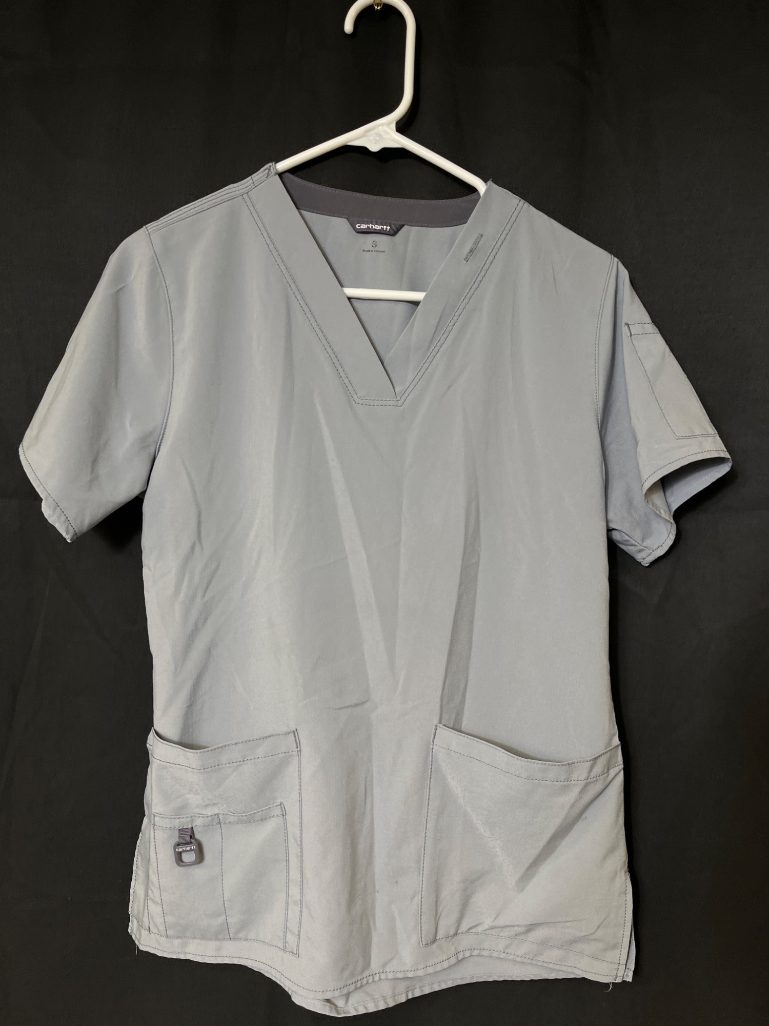 Womens V Neck Medical Scrub Top