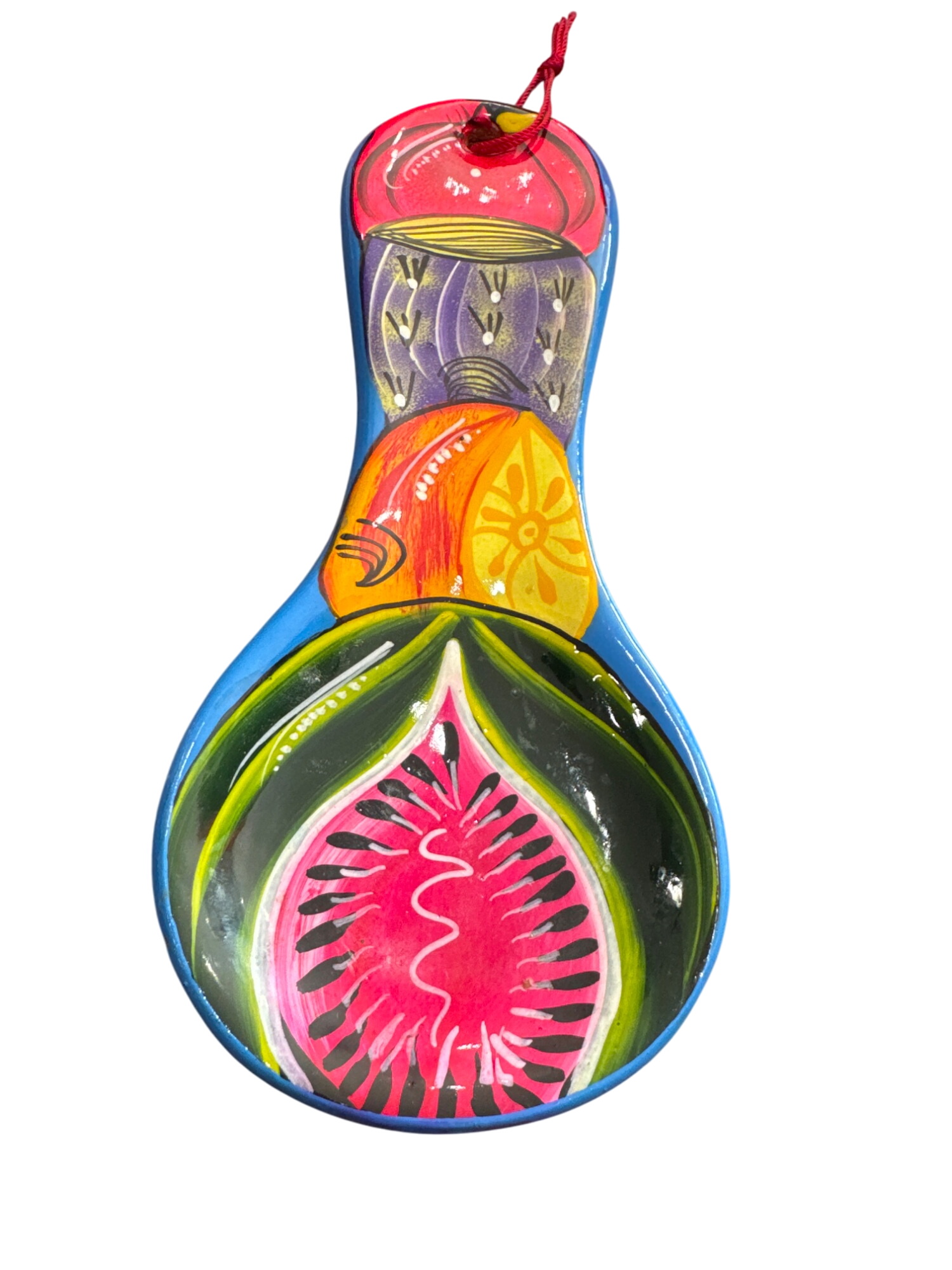 Talavera Hand-Painted Ceramic Spoon Rest /7362396