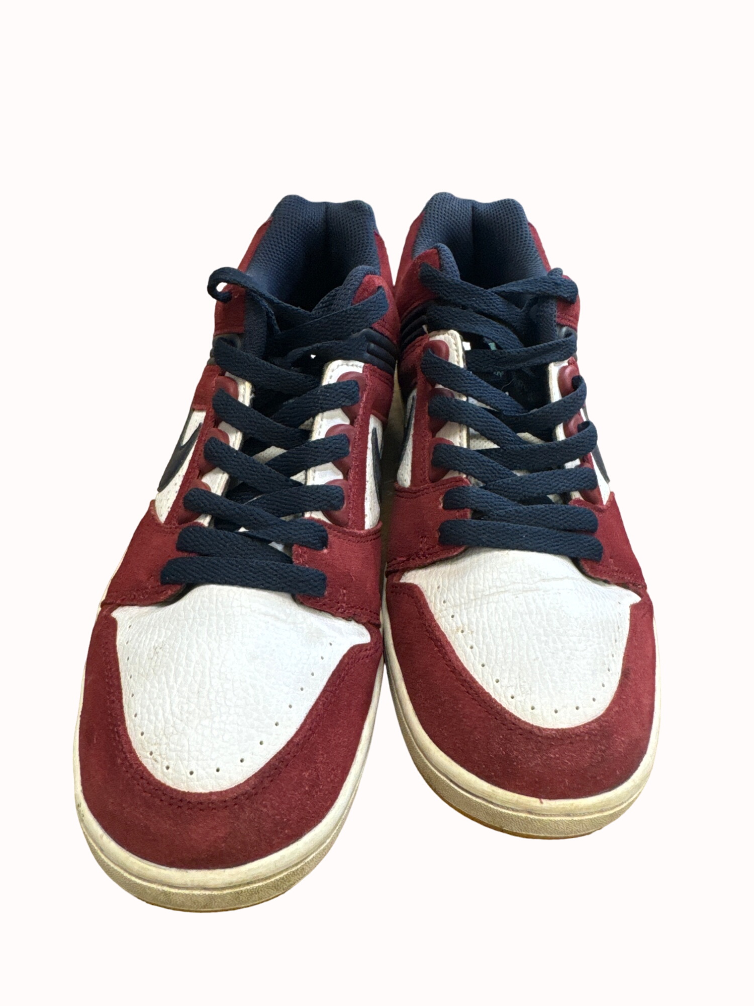 Mens red blue white sneakers shoes 9