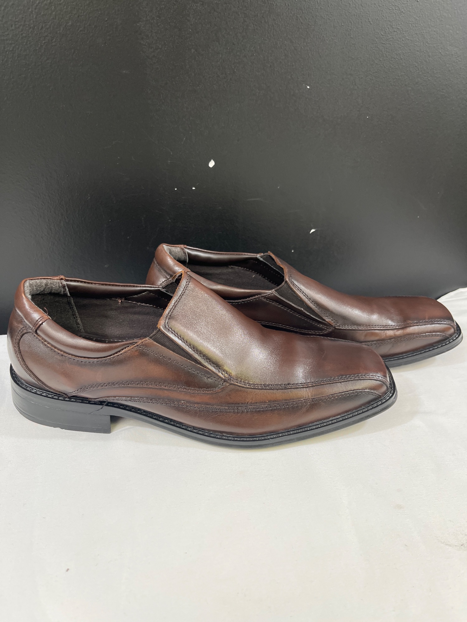 90-27227 Men's Brown Leather Shoes/Loafers