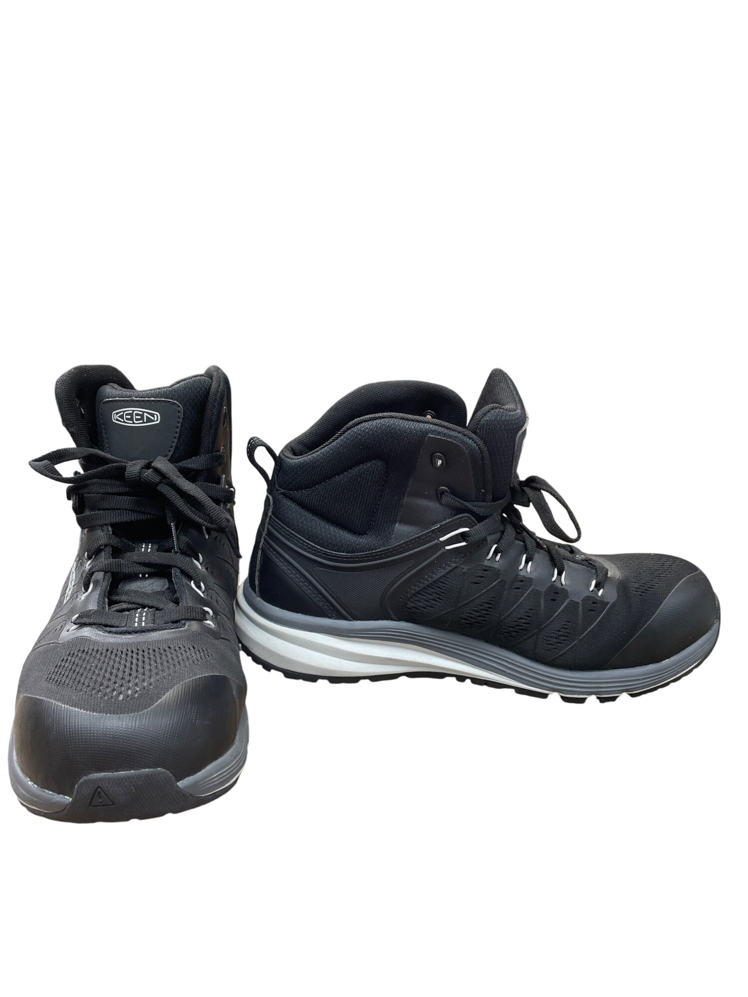 Utility Mens black Carbon Fiber Toe Work Boots .5D
