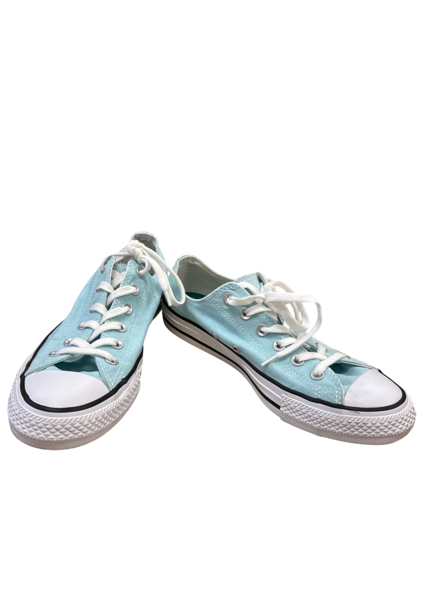 All Star Mens Low Top Sneakers Pale Green Canvas