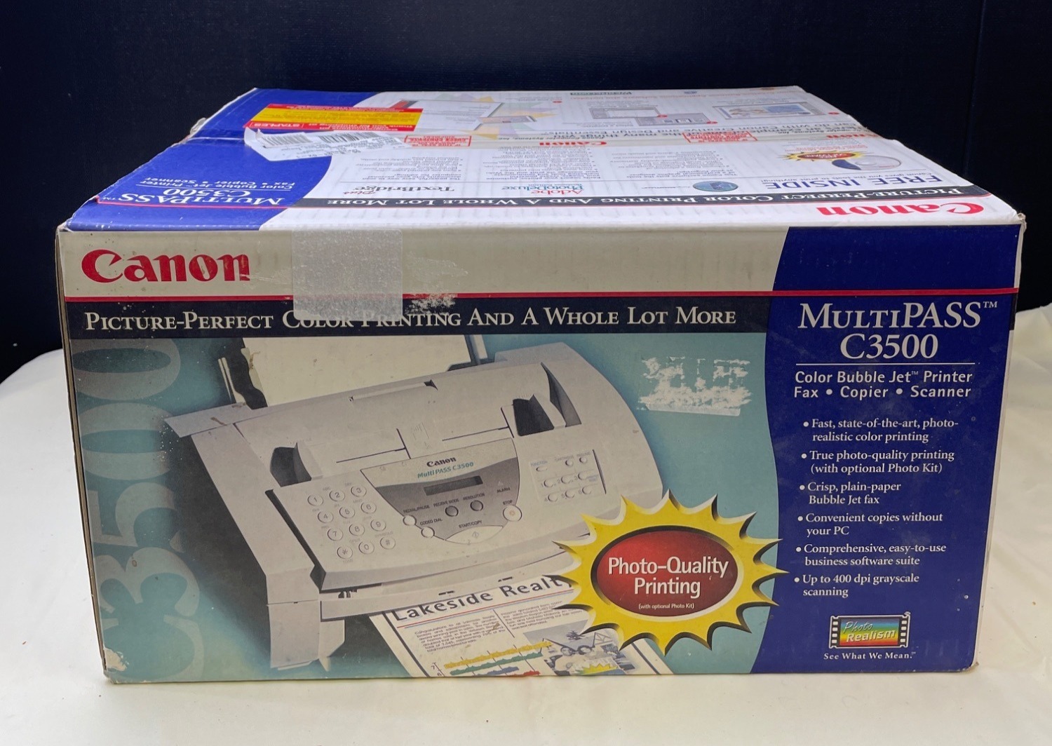 Multipass C3500 color bubble jet/printer/fax/copier/scanner
