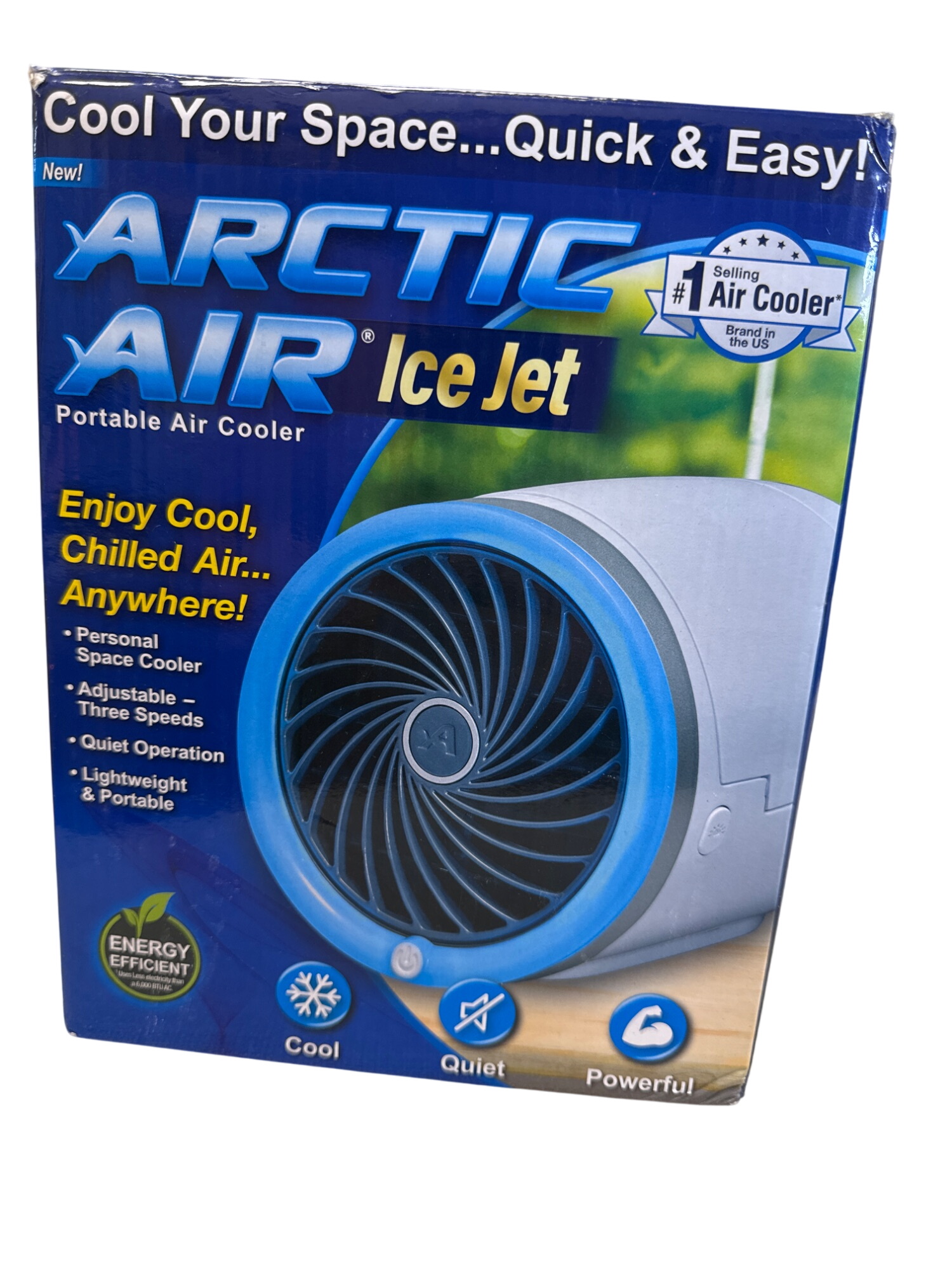 Ice Jet Portable Air Cooler With LED Night Light