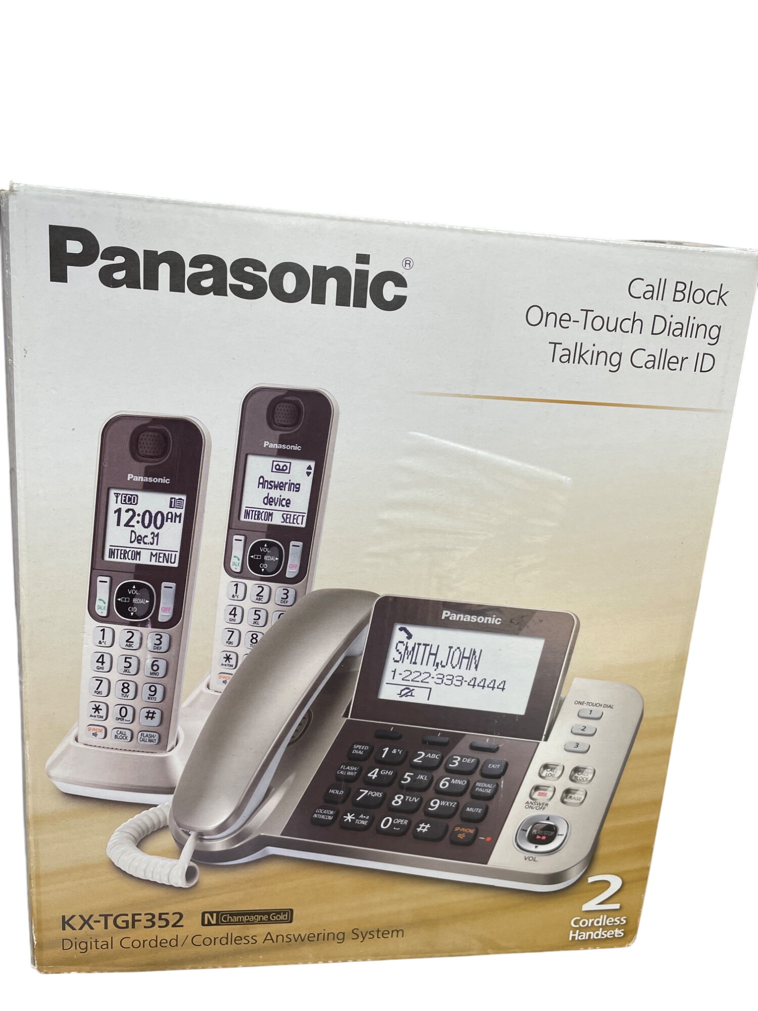 KX-TGF352 Digital Corded/Cordless Answering System