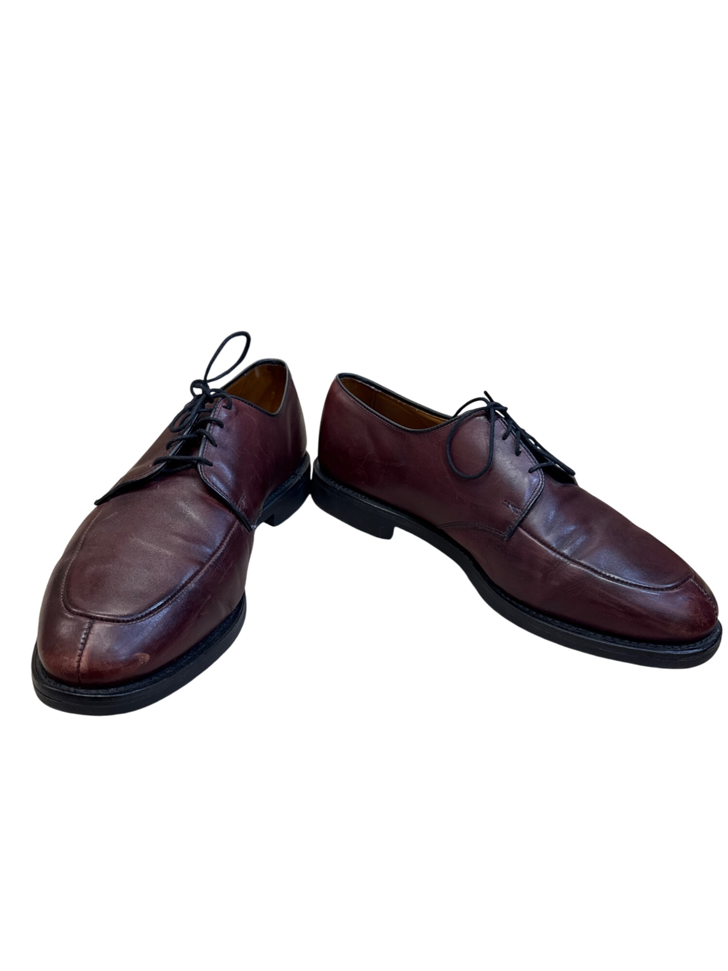 Kennett Mens Brown Leather Oxford Shoes EEE