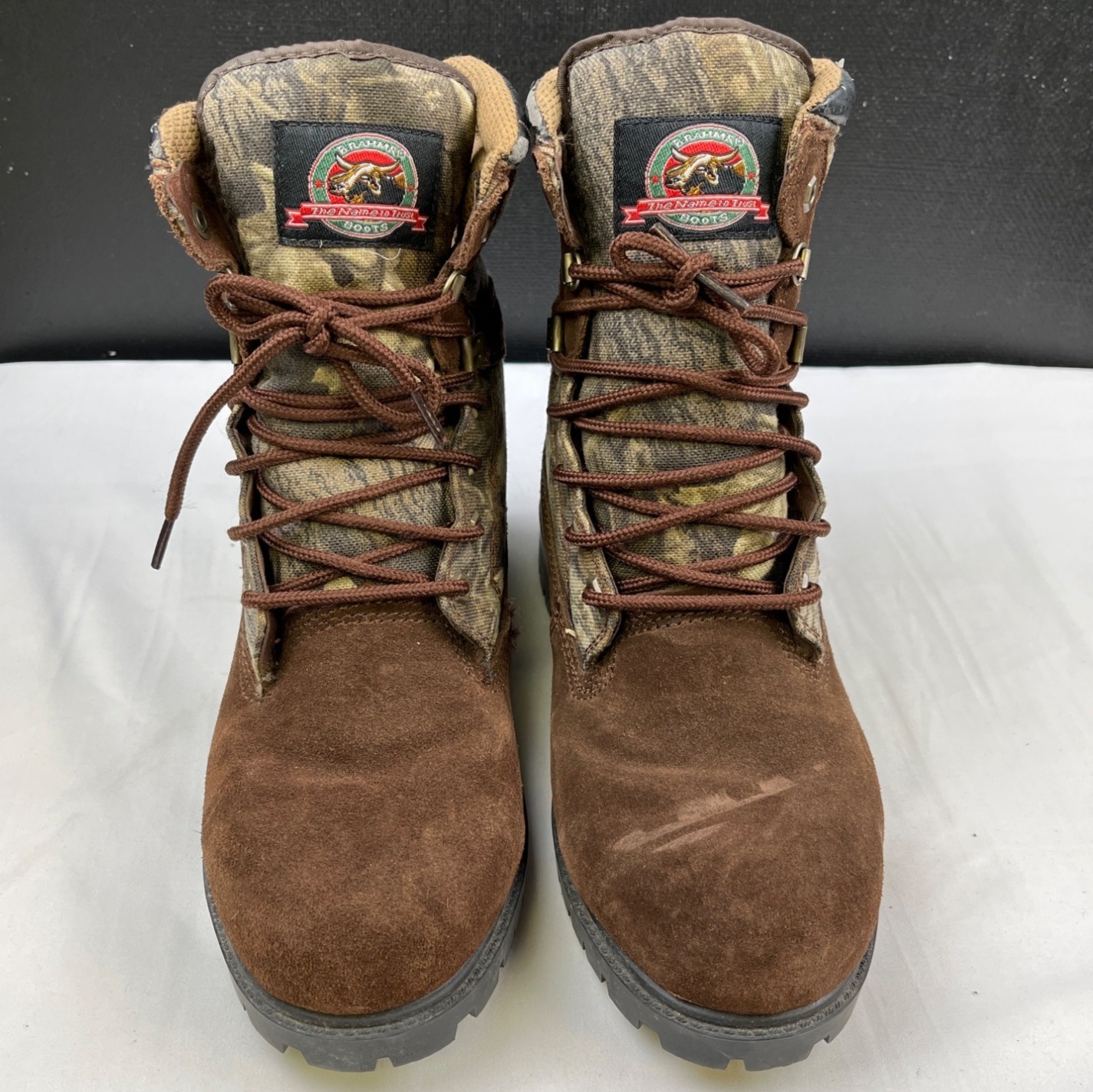Men's Brown/Camo Hunting Shoes/Boots Sz 9