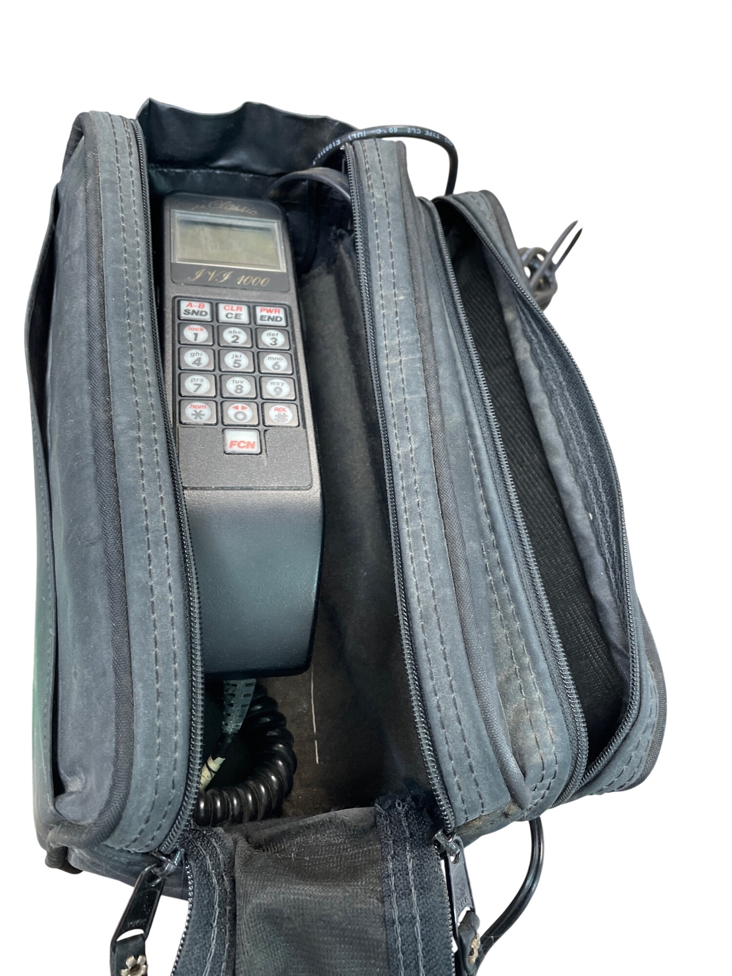 Vintage Analog 1980's Bag Car Cellular Phone Untested As Is