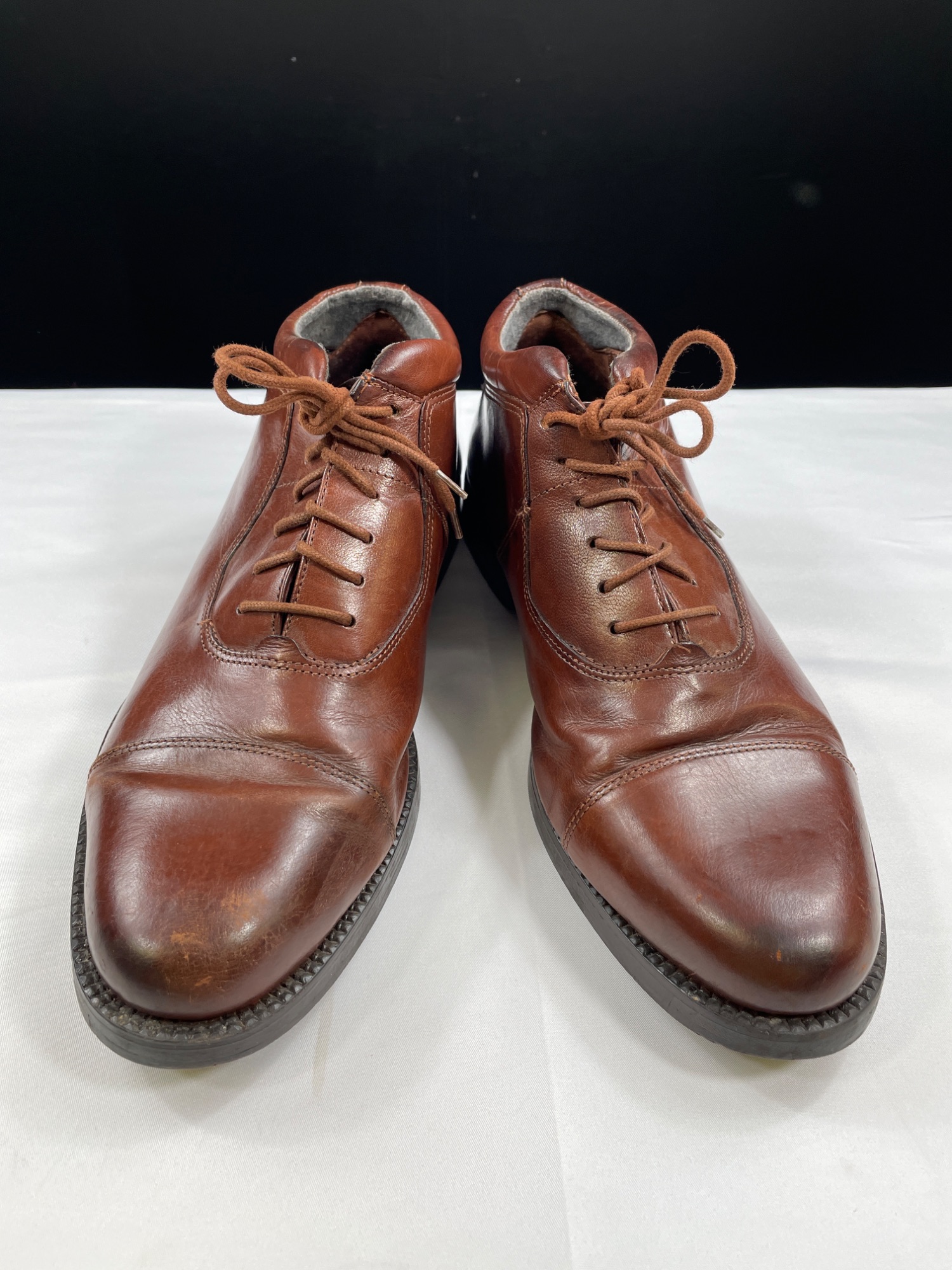 Men’s Brown Leather Dress Shoes Oxford Style M