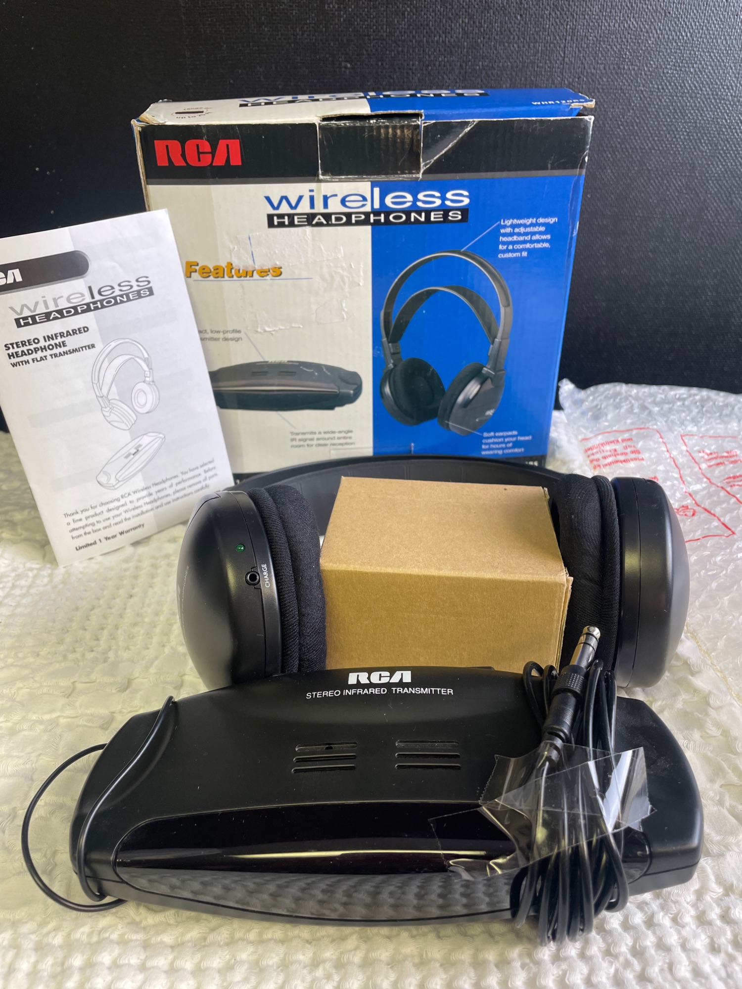 Wireless Headphones Infra Red 25' Range WHR120RS