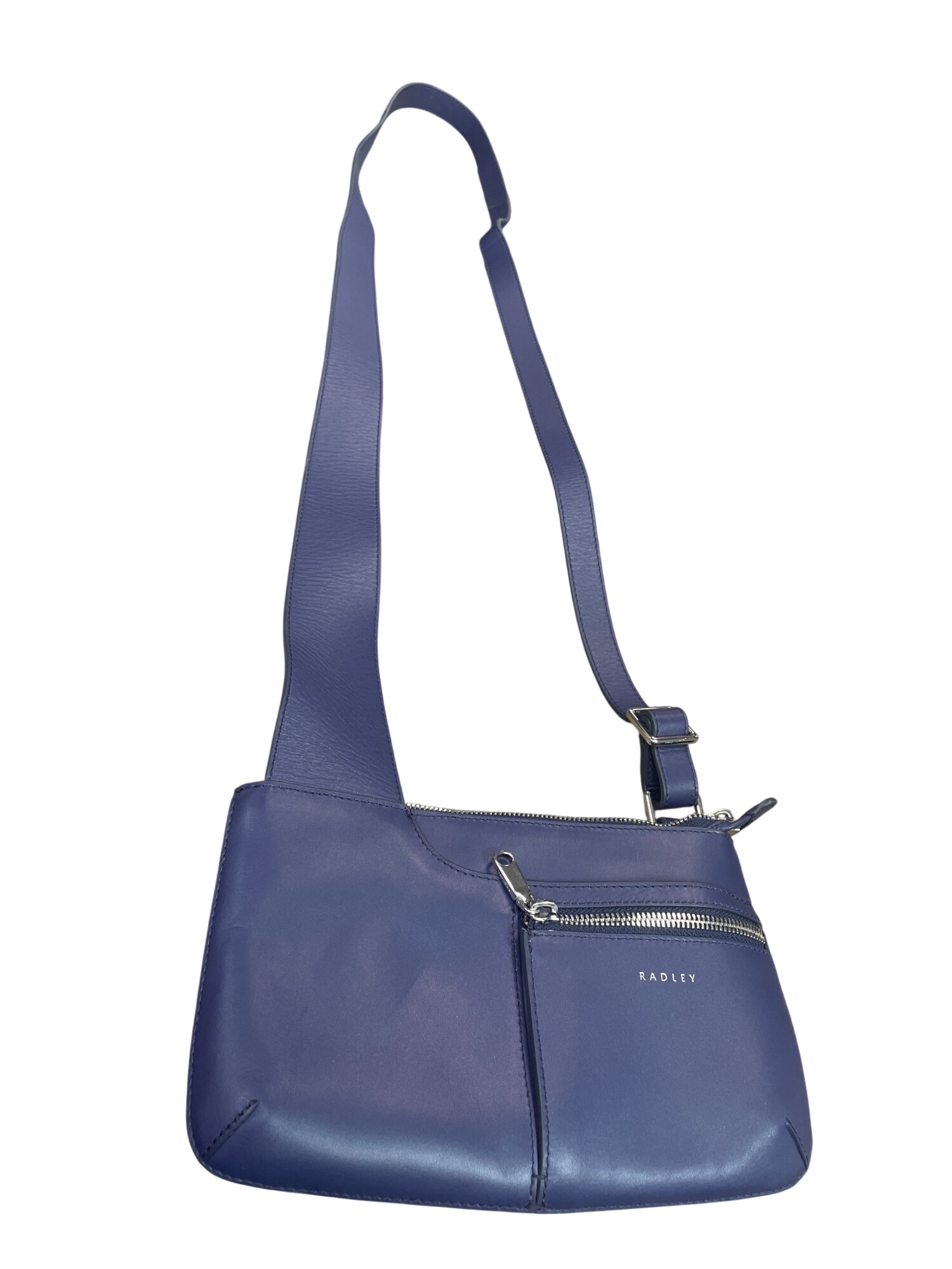 Radley London womans leather Navy Scottie Dog Logo Crossbody Med