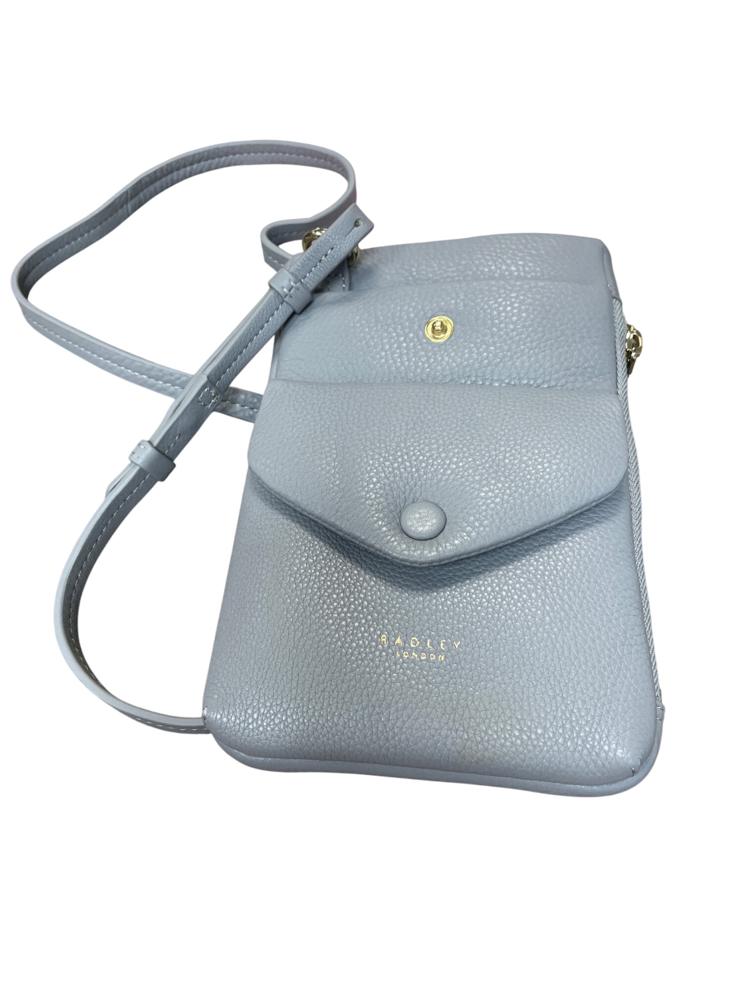 Radley London Authentic Womans Grey Leather Mallow street Phone Crossbody
