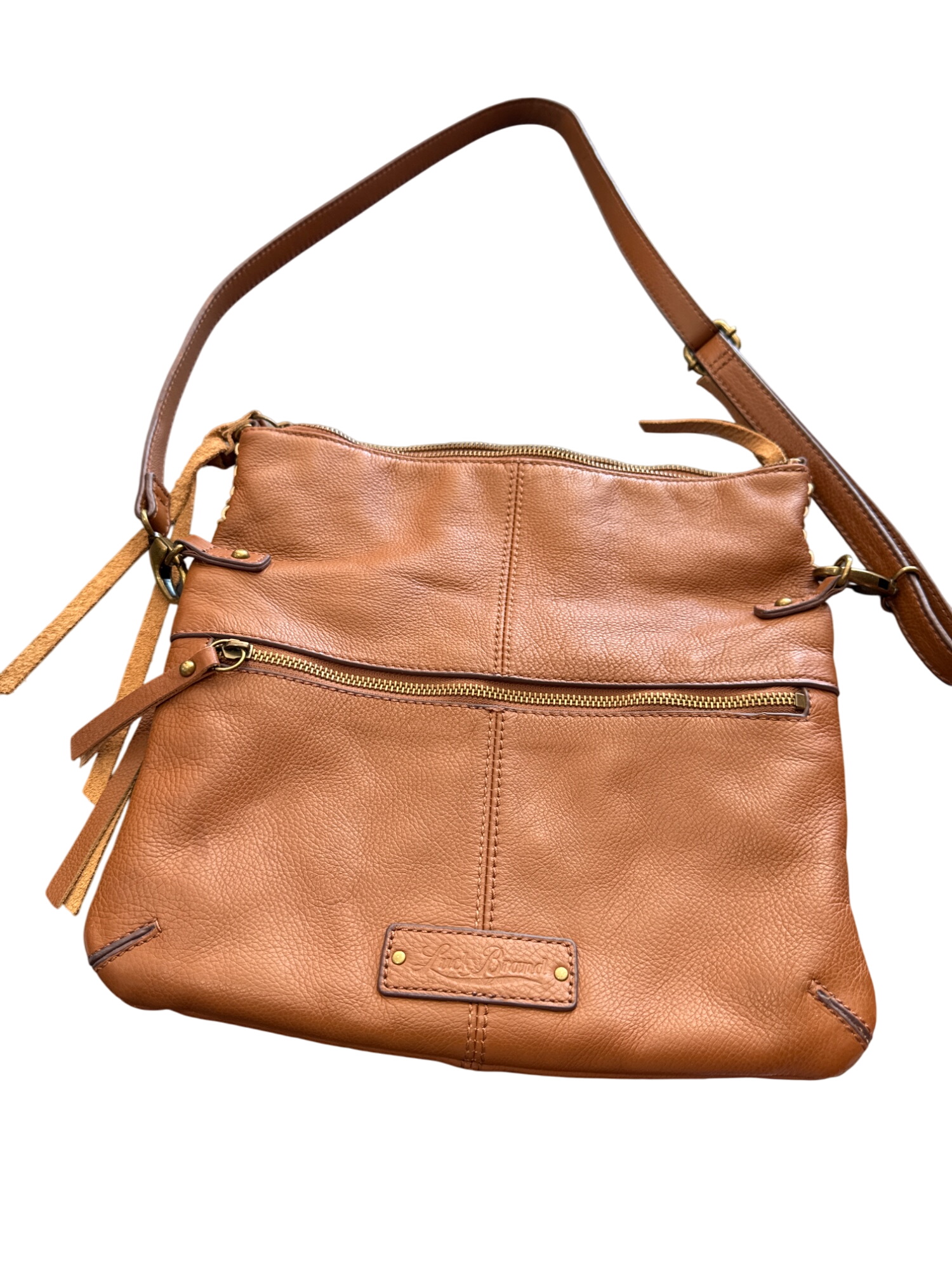 Lucky Brand Womens Brown Leather Shoulder Bag /2014104