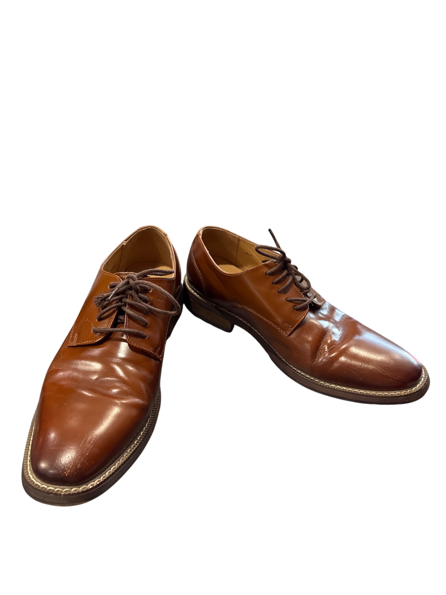 Mens Brown Leather Oxford Shoes .5D /H599012