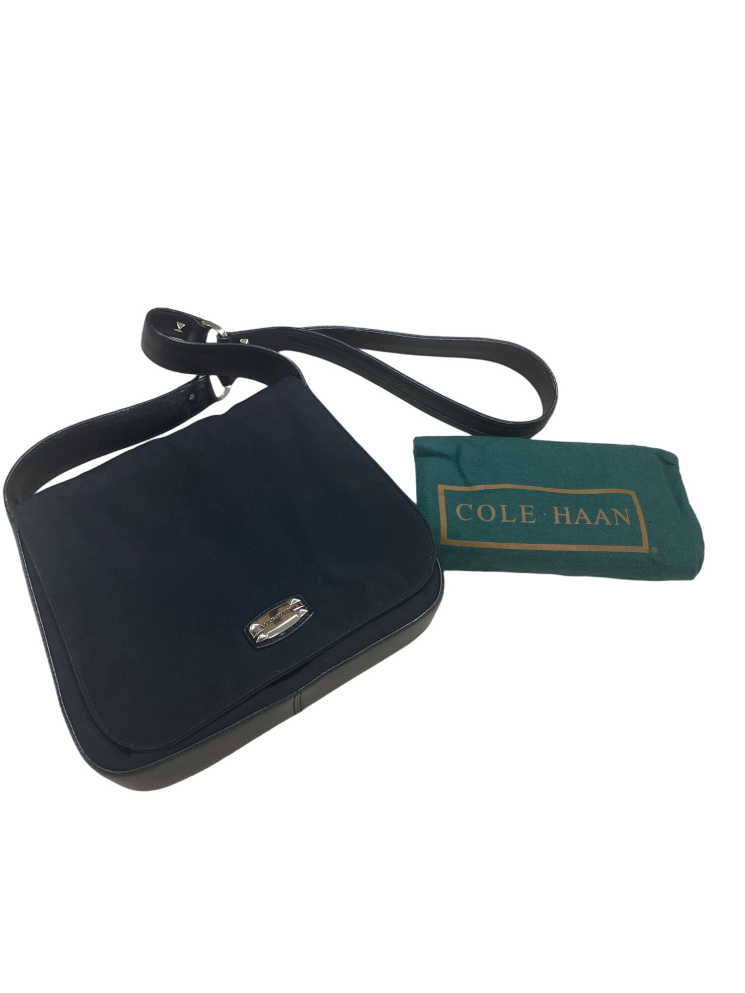Women’s Cole Haan Black canvas purse/shoulder bag/ handbag medium 1155