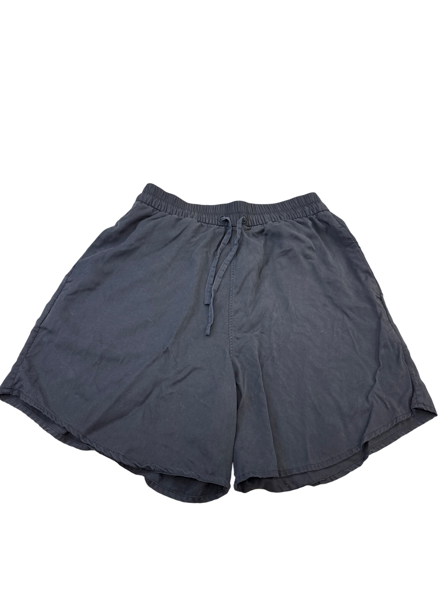 Womens Black Drawstring Performance Shorts