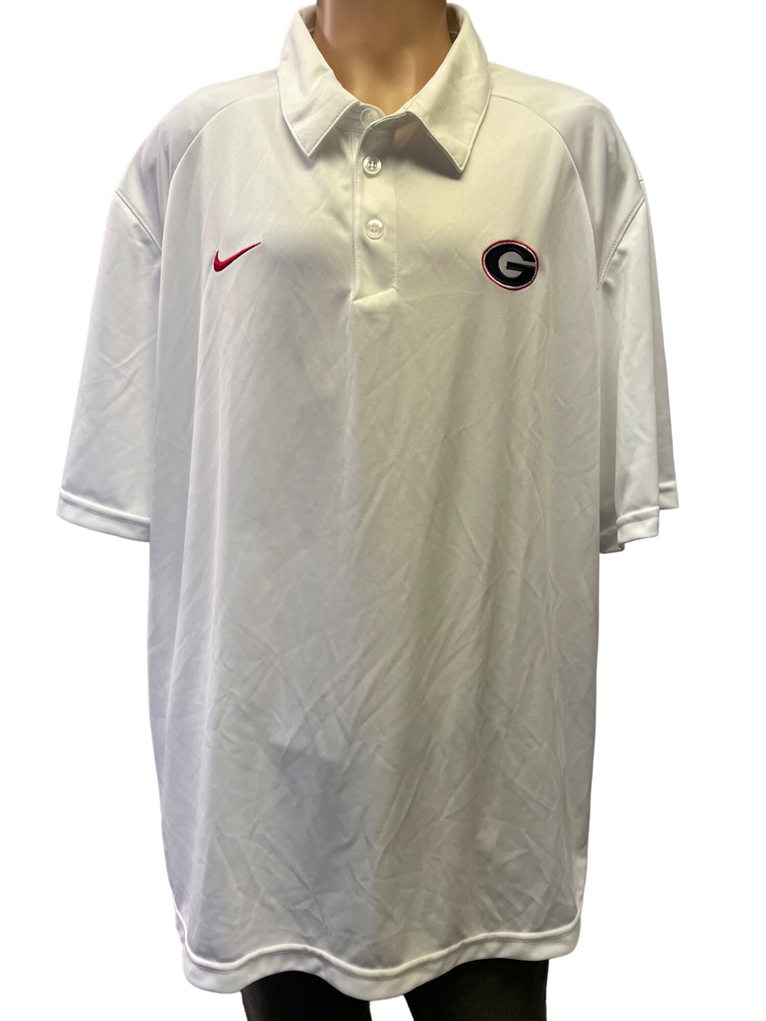 Men's White Polo/Golf Short Sleeve Shirt