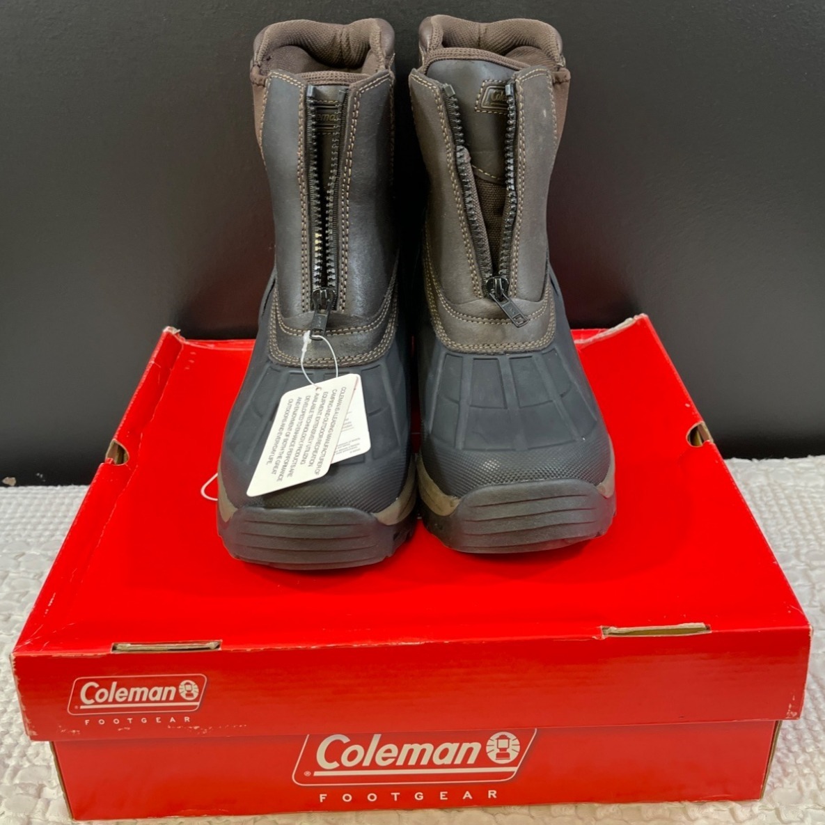 Stanley II Men's Brown Work Shoes/Boots