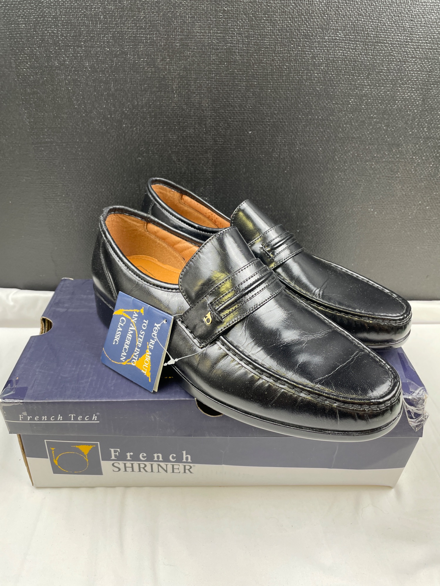 Men's Black Leather Shoes/ Loafers