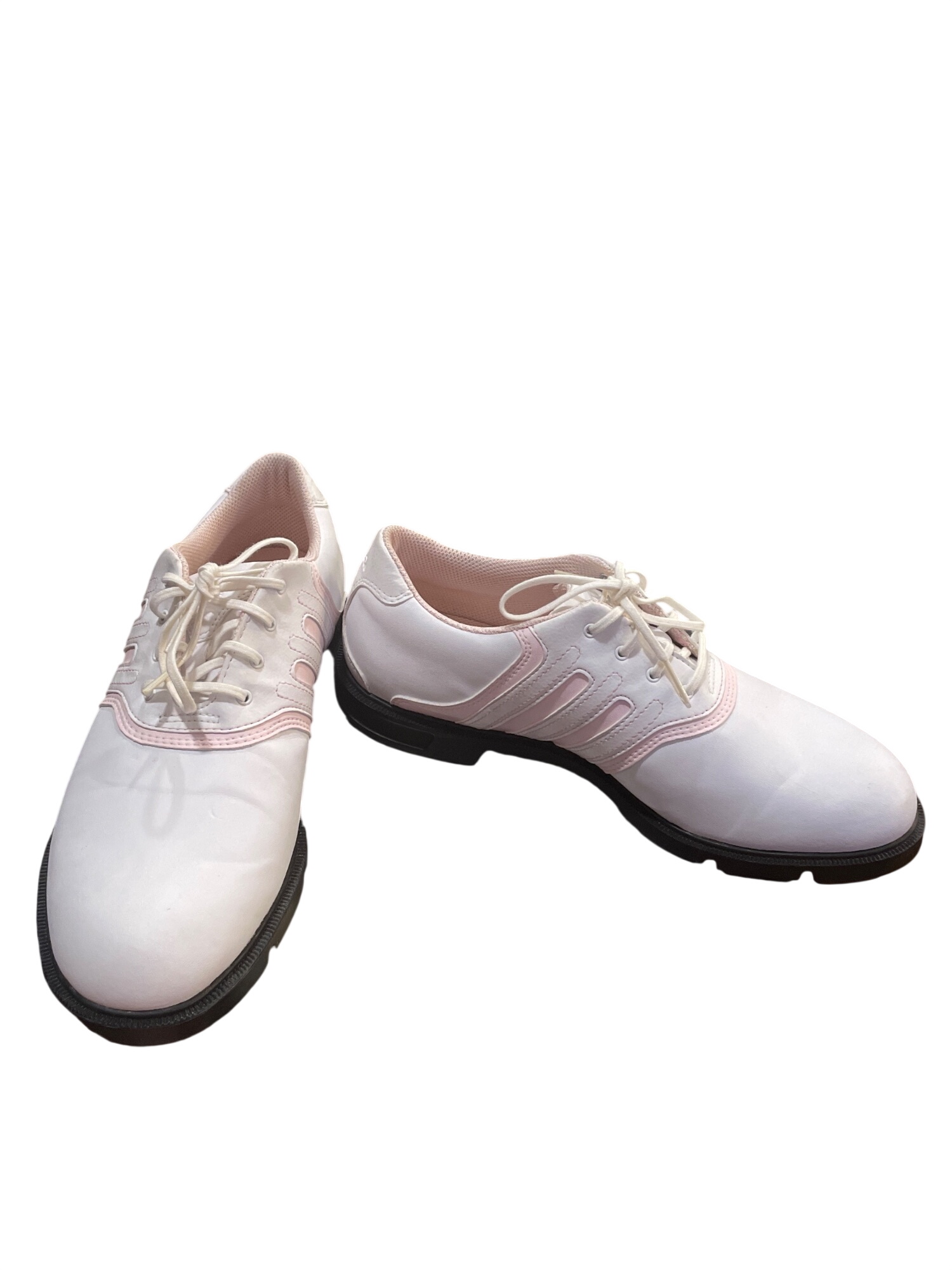 738167 Traxion 2 Wms soft white pink golf shoes sneakes sz 7 ,013