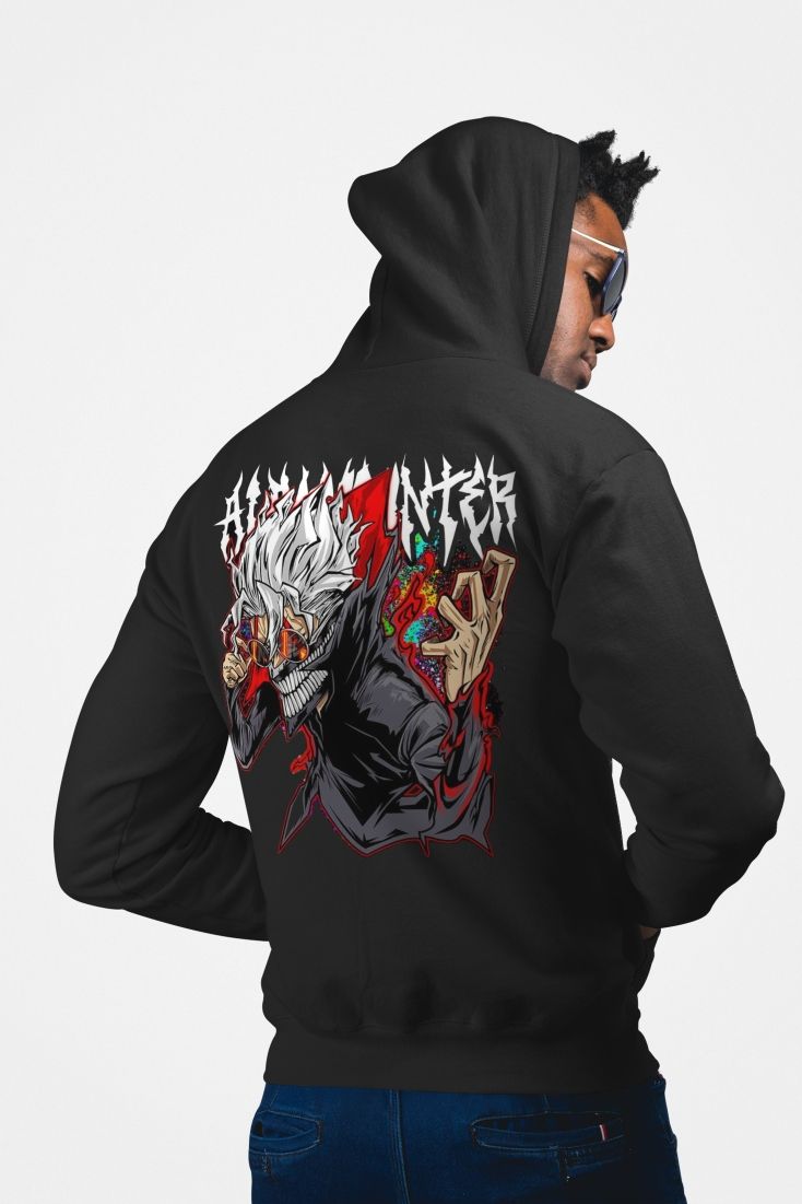 Dandadan Anime Unisex Hoodie With Free US & Canada Shipping & Worldwide Options — back view thumbnail