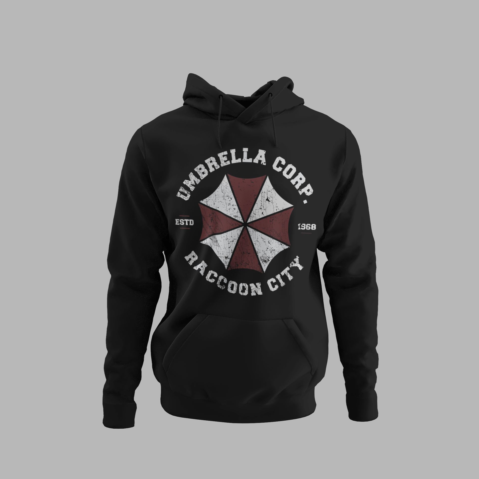 Umbrella Corp Raccoon City T-Shirt Crewneck Hoodie Sweatshirt — front view