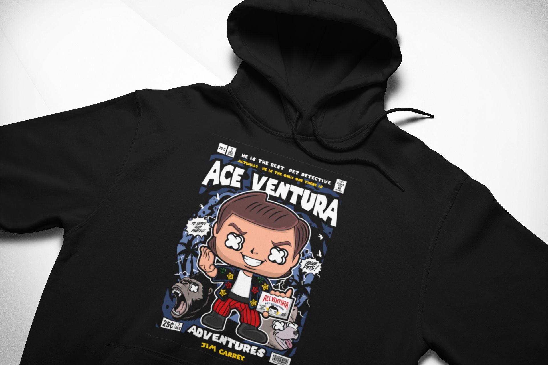 Ace Ventura Adventures Graphic Hoodie — front view