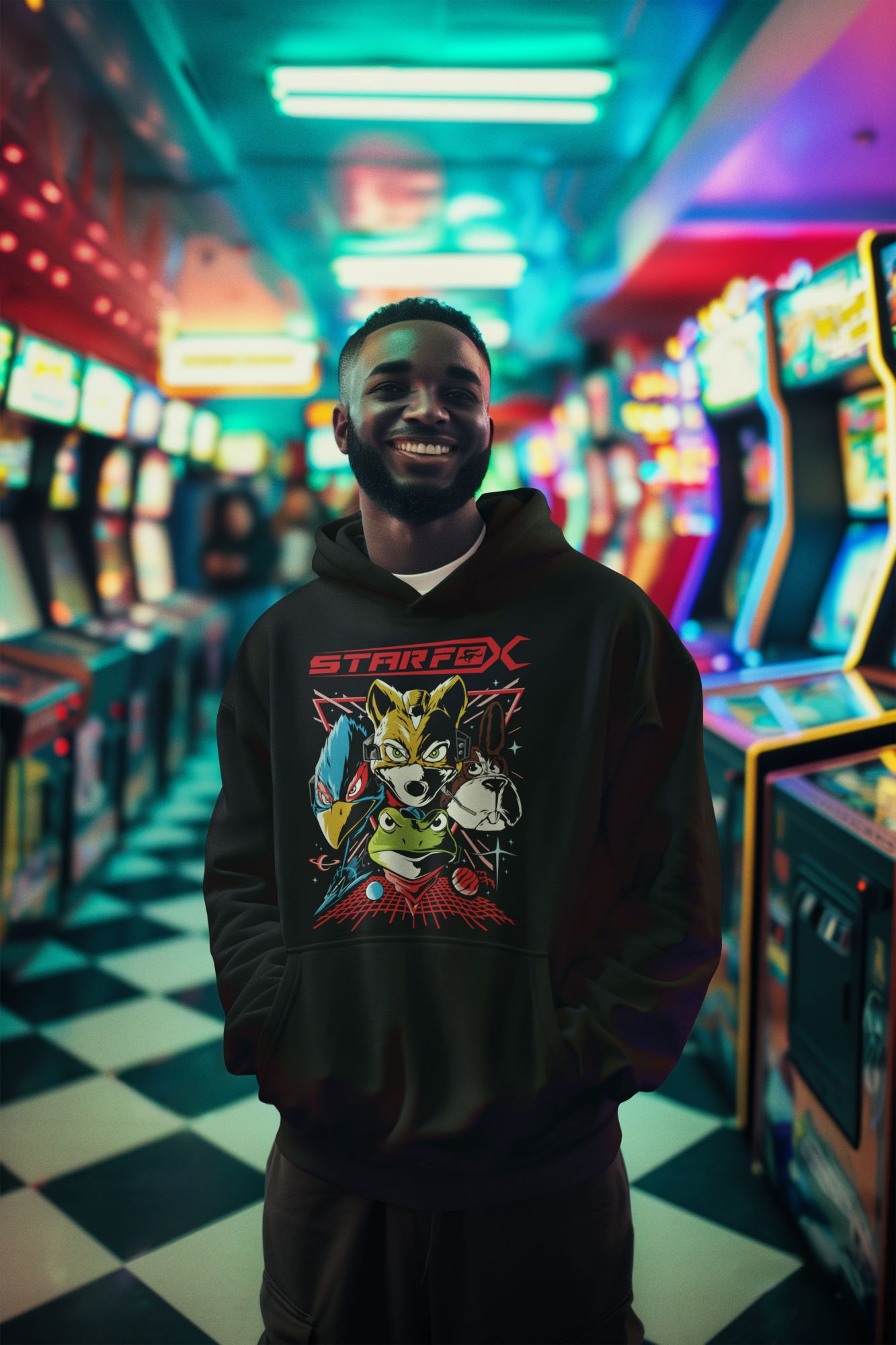 Star Fox Graphic T-Shirt Hoodie Crewneck Sweatshirt Retro Gaming Apparel