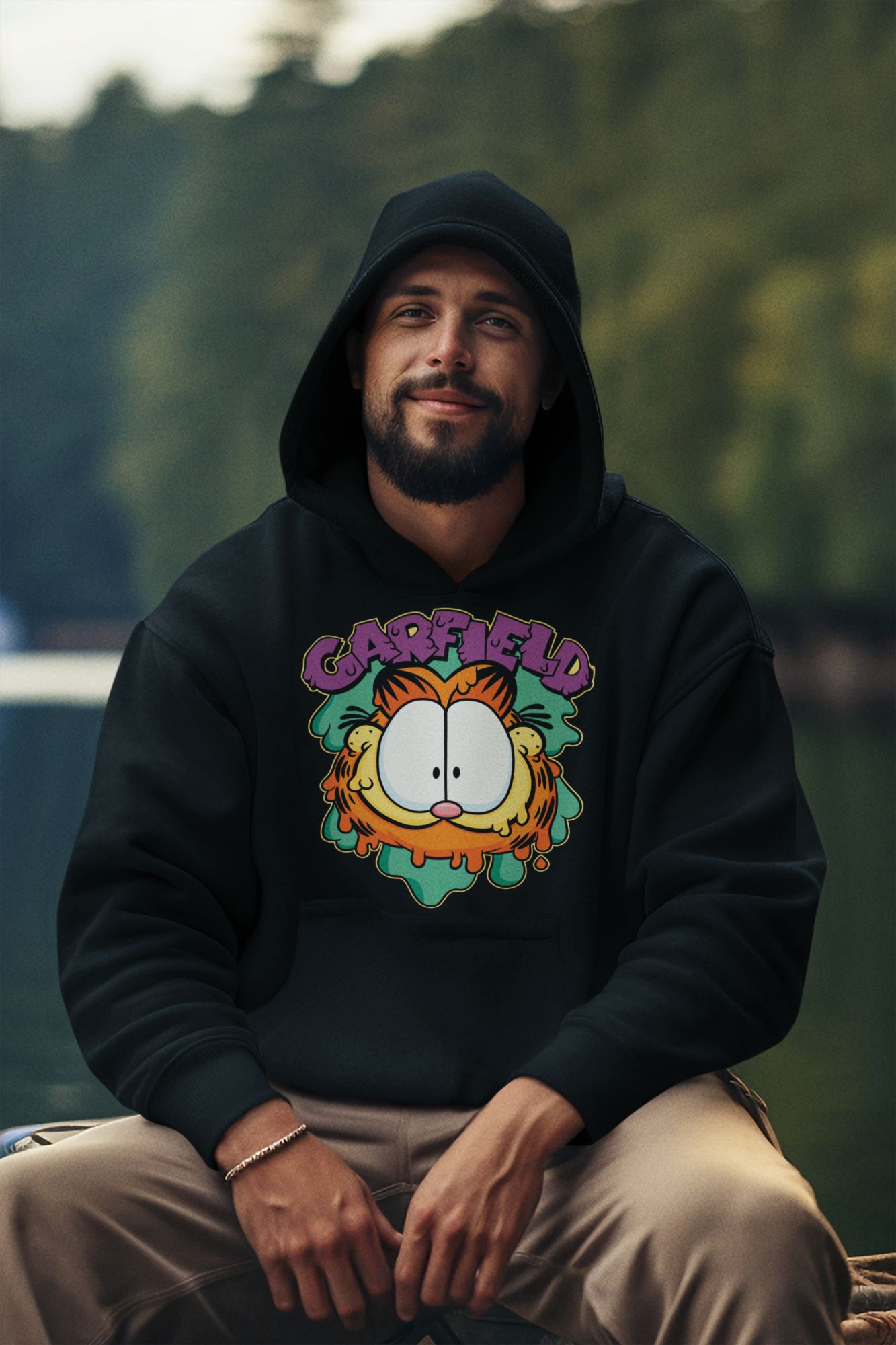 Garfield Graphic Everyday Fleece Hoodie — front view